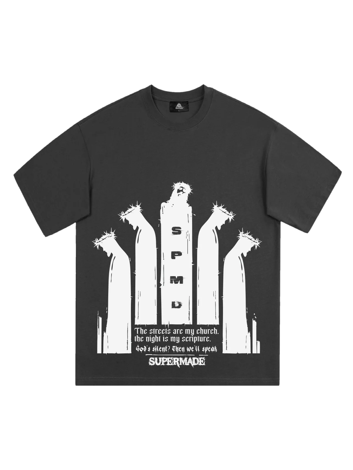 Original Saint Slogan Graphic T-Shirt