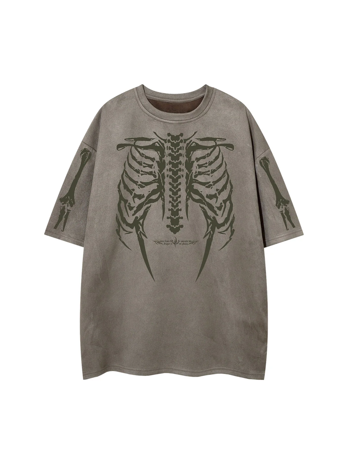Skeleton Graphic Oversized T-Shirt