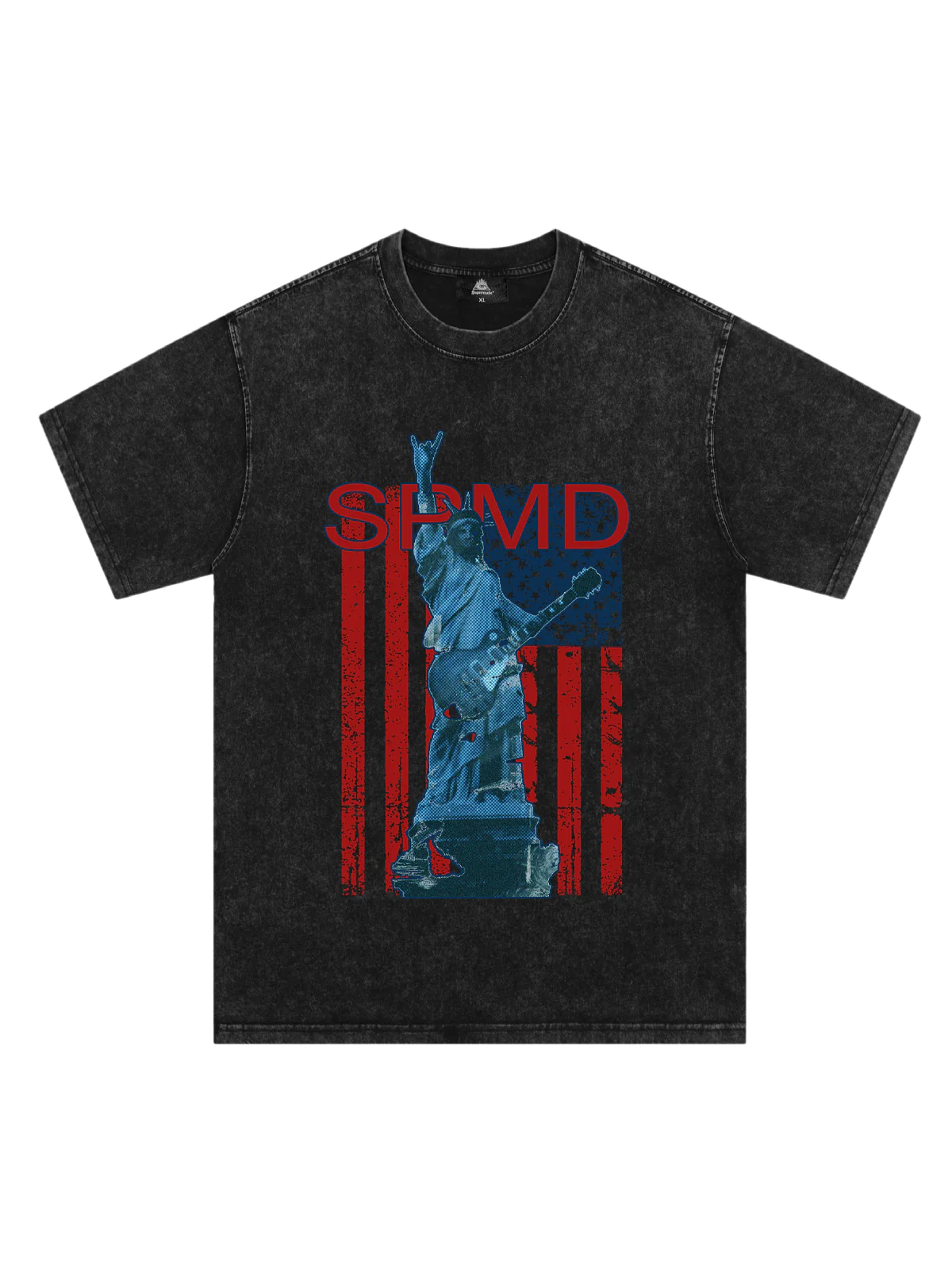 Original Rock Statue Of Liberty Print T-shirt
