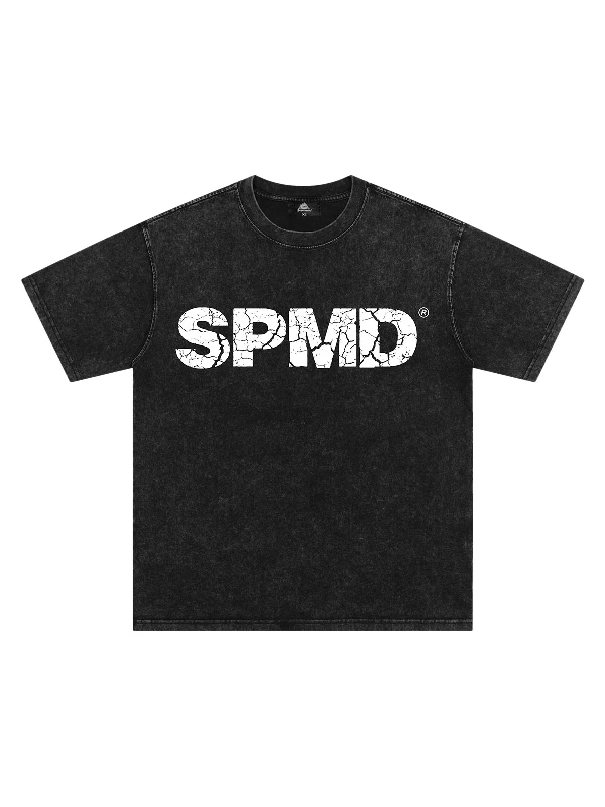 Original Vintage Cracked Letter Graphic T-Shirt