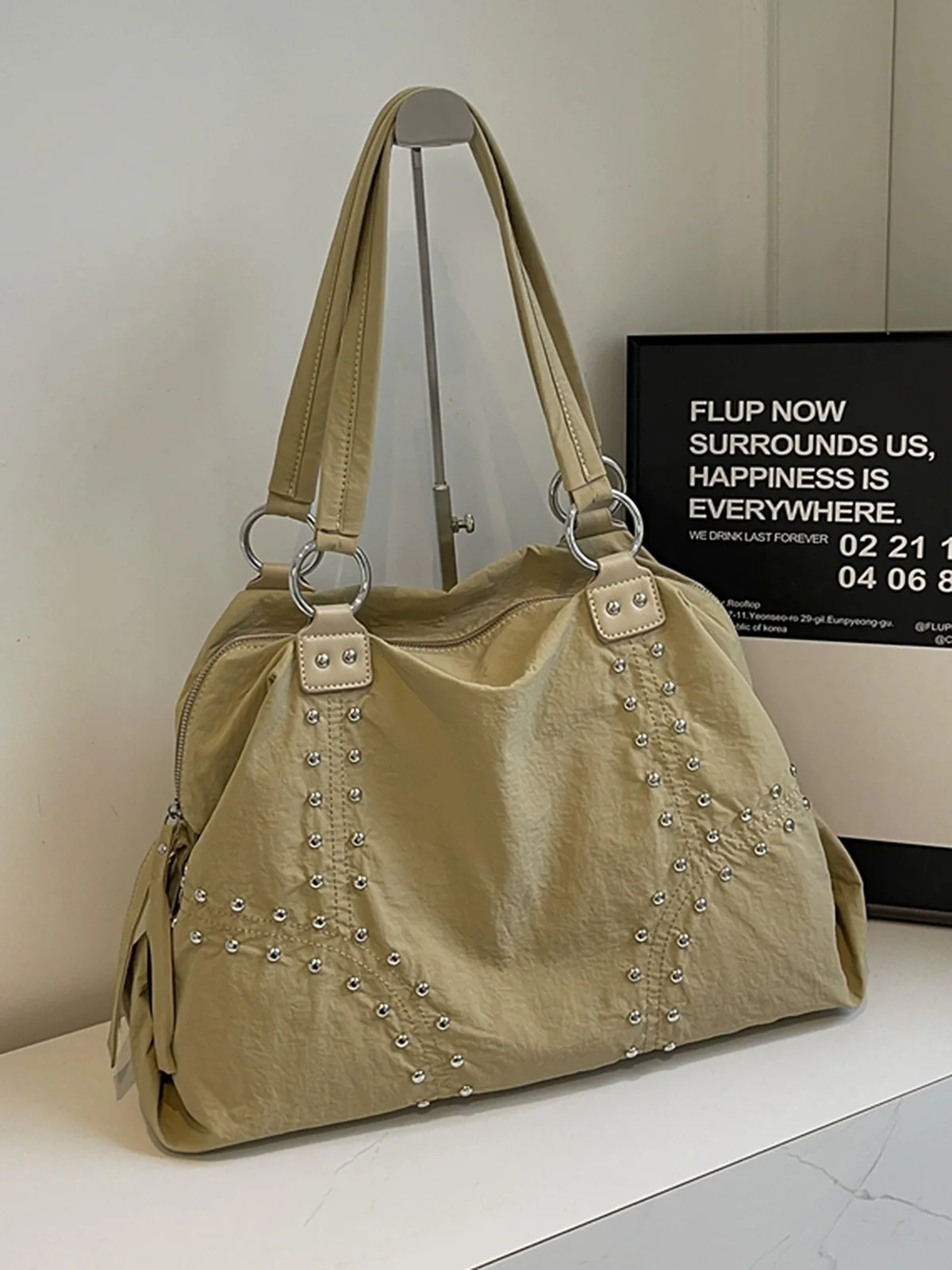 Street Studded Tote Bag