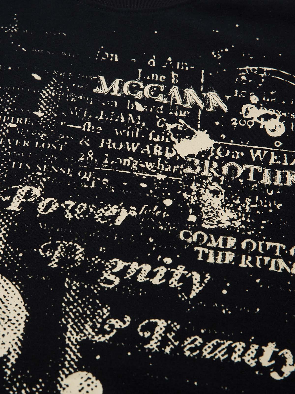 Phantom Letter Print T-shirt