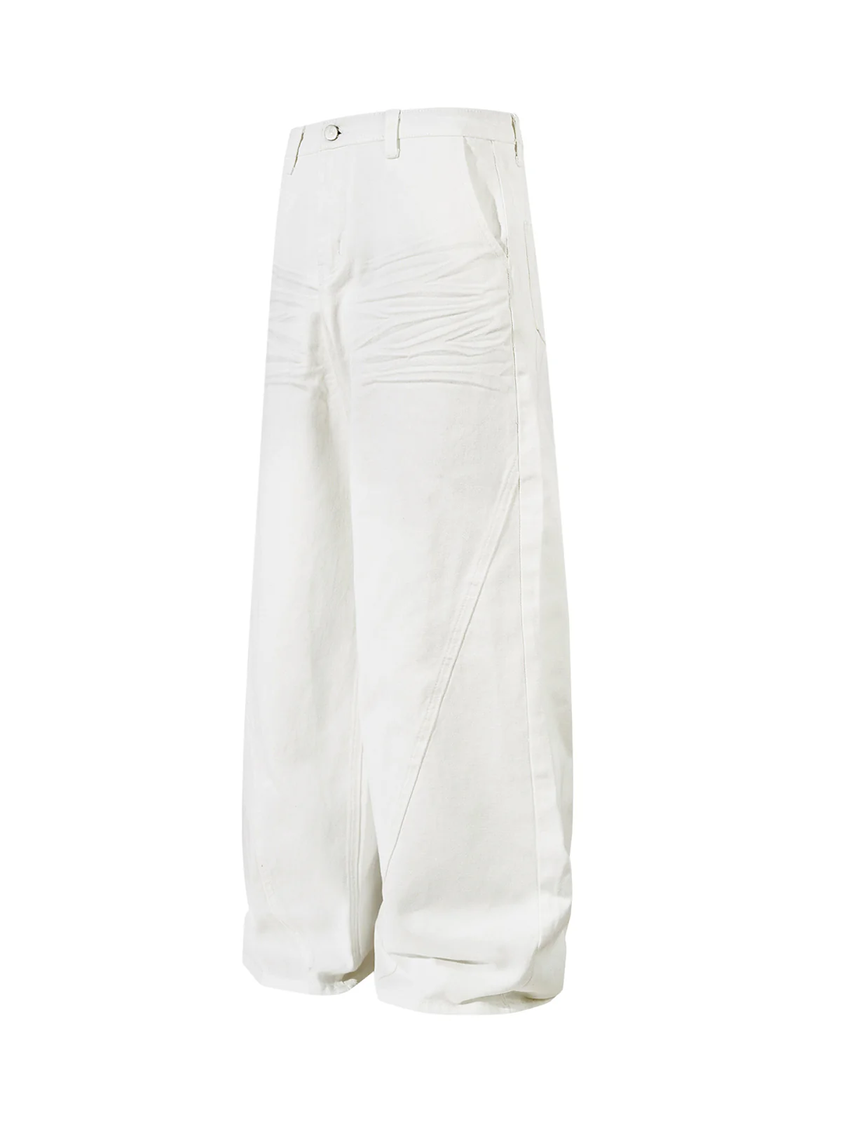 Washed Cleanfit Barrel Jeans