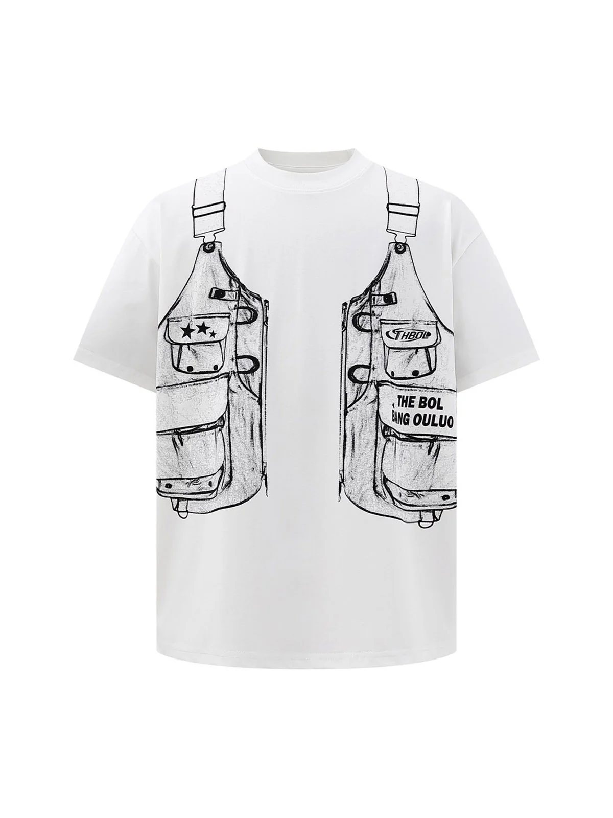 Jacket Print Graphic T-Shirt