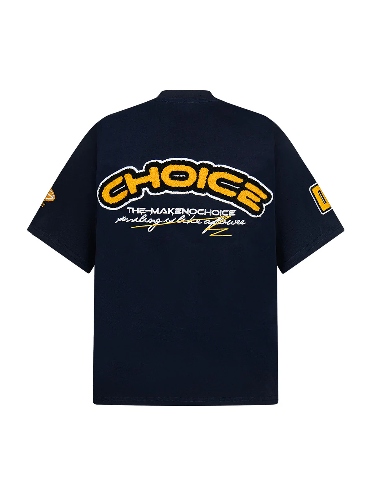 Retro Motorcycle Style Heavy Patch Embroidered T-shirt