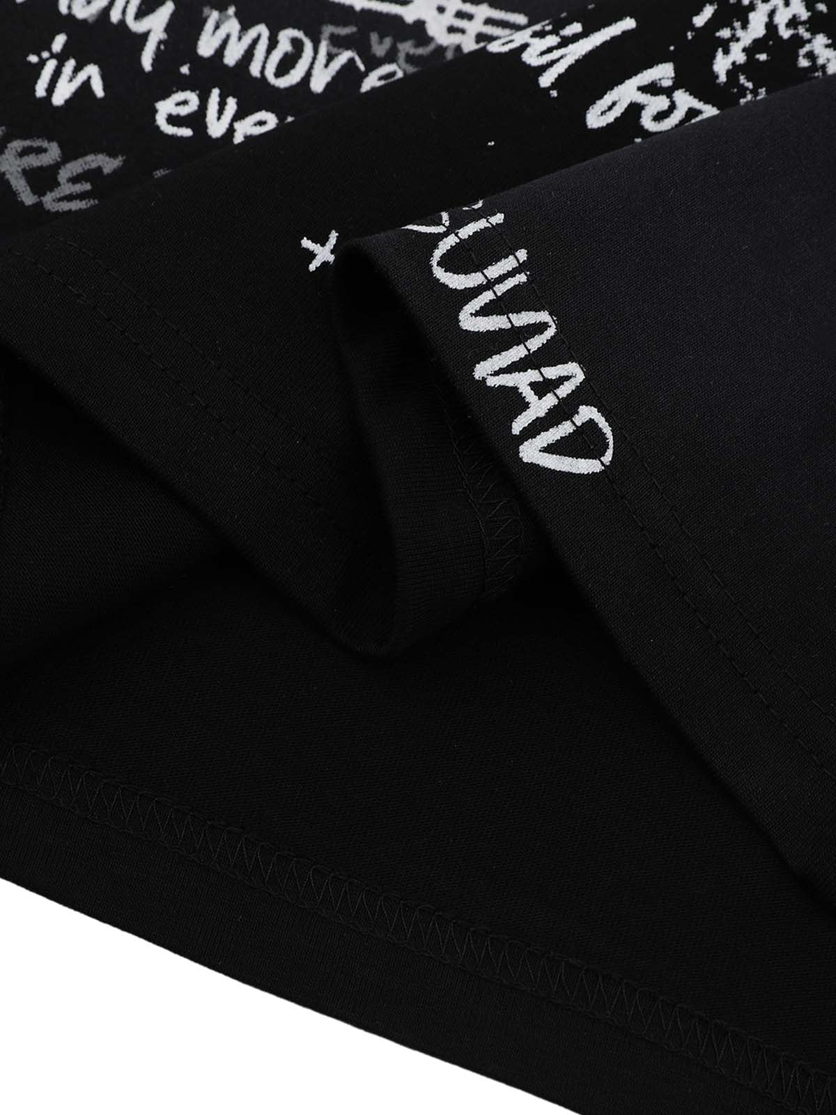 Graffiti Letter Print Oversized T-Shirt