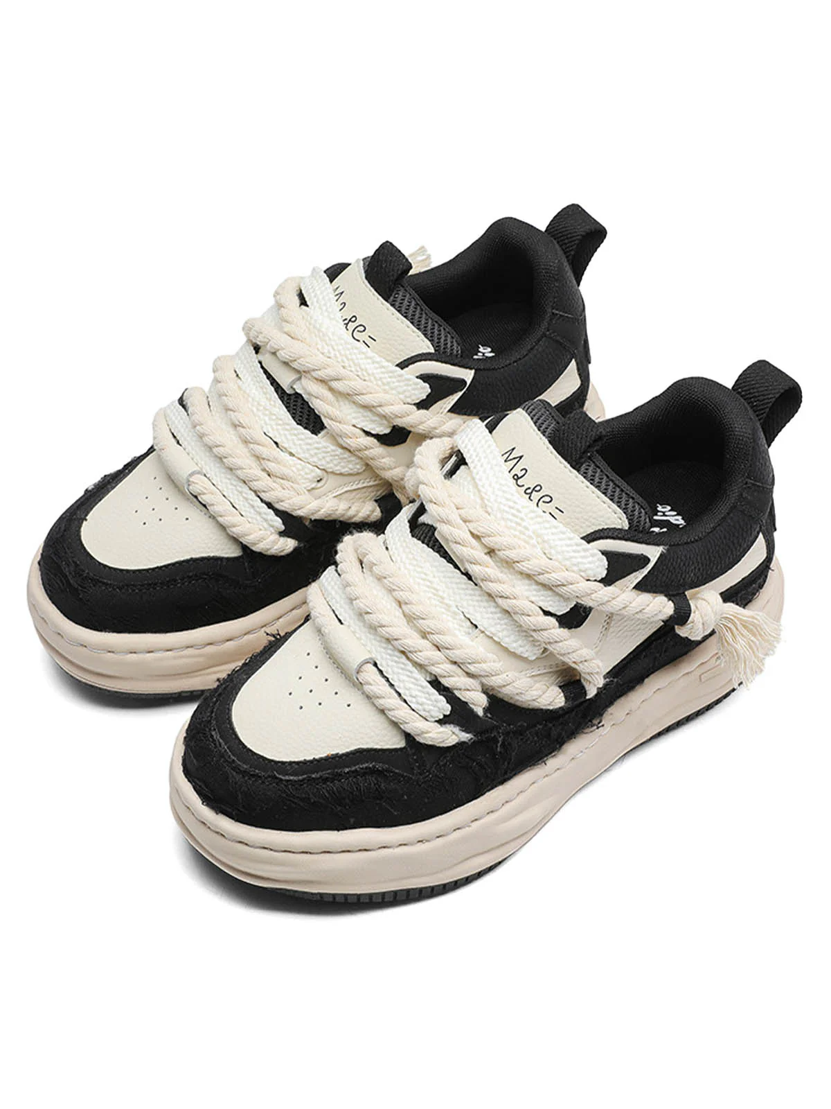 Rope Lace Platform Sneakers