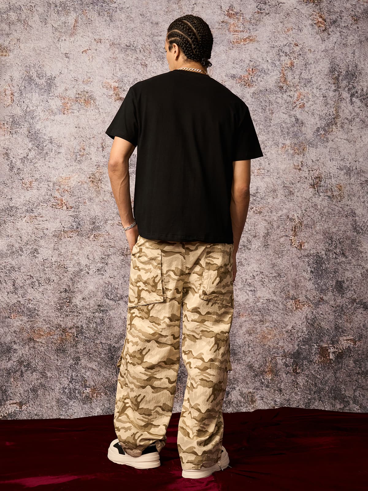 Phantom Letter Print T-shirt