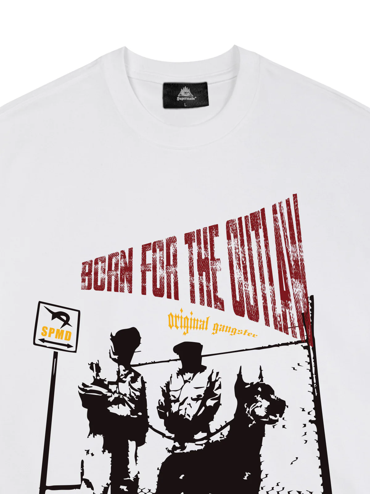 Original “Born for the Outlaw” Graphic Print T-Shirt