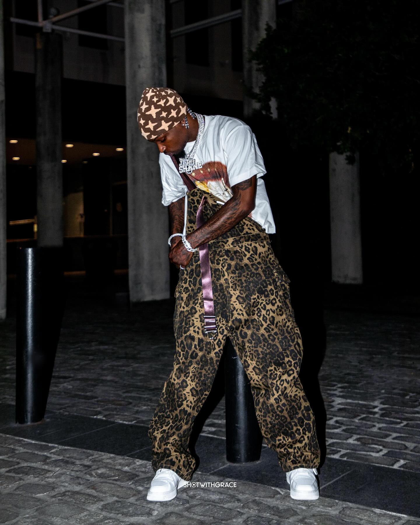 Thesupermade Leopard Print Street Style Workwear Overalls - 2020