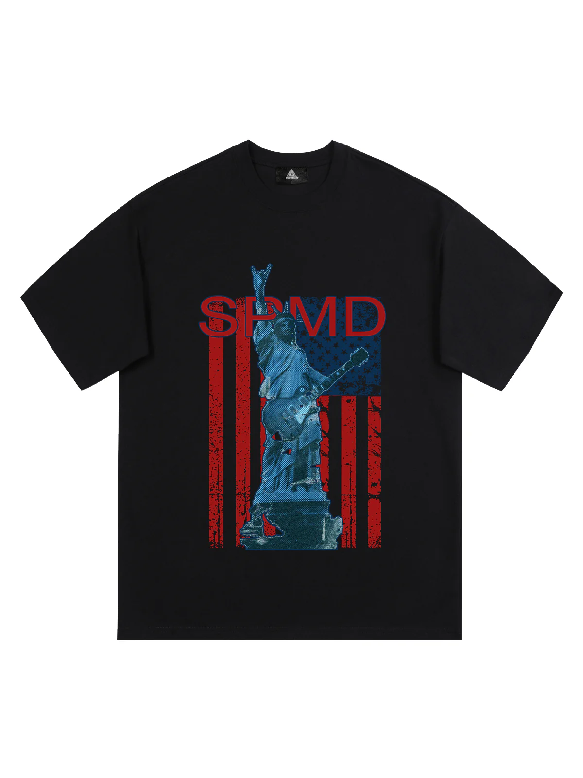 Original Rock Statue Of Liberty Print T-shirt