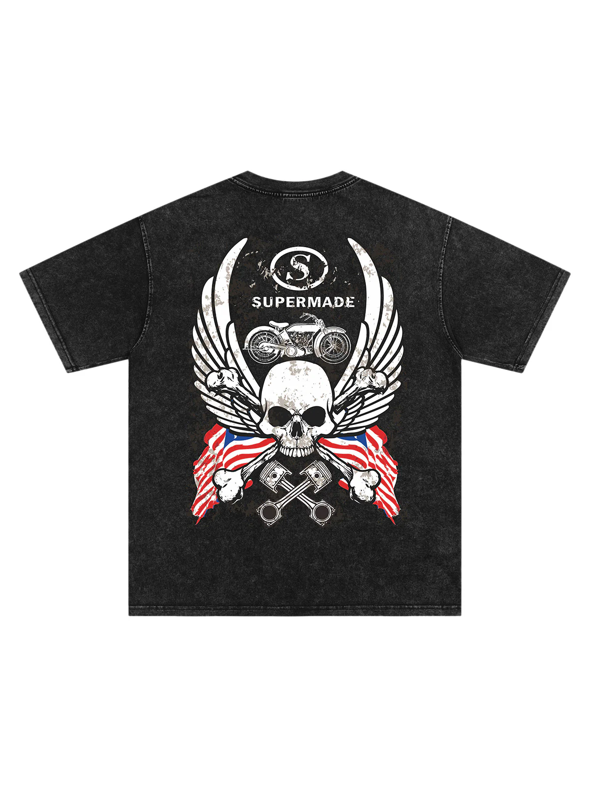 Orginal Skull Flag Independence Day T-shirt