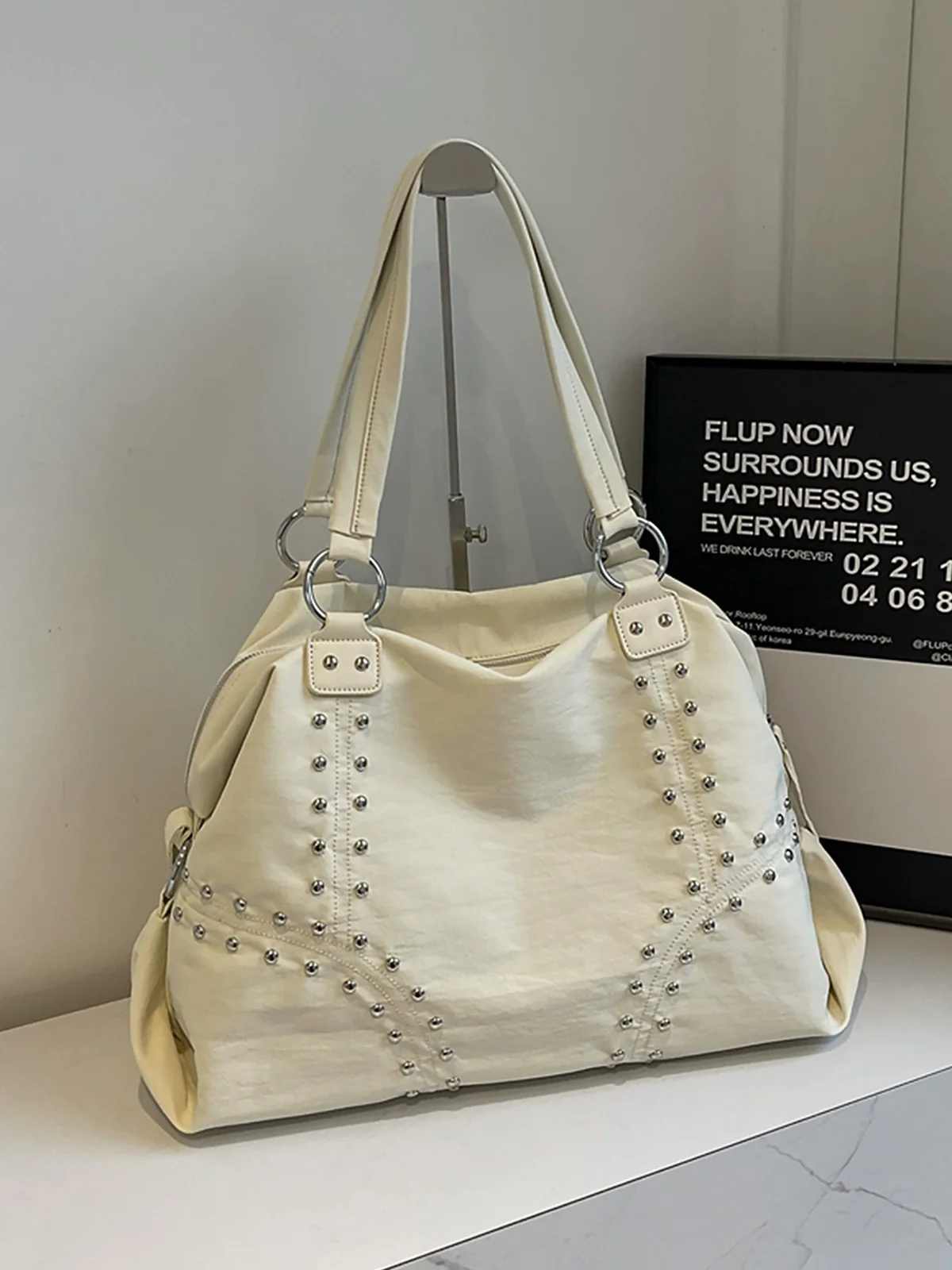 Street Studded Tote Bag