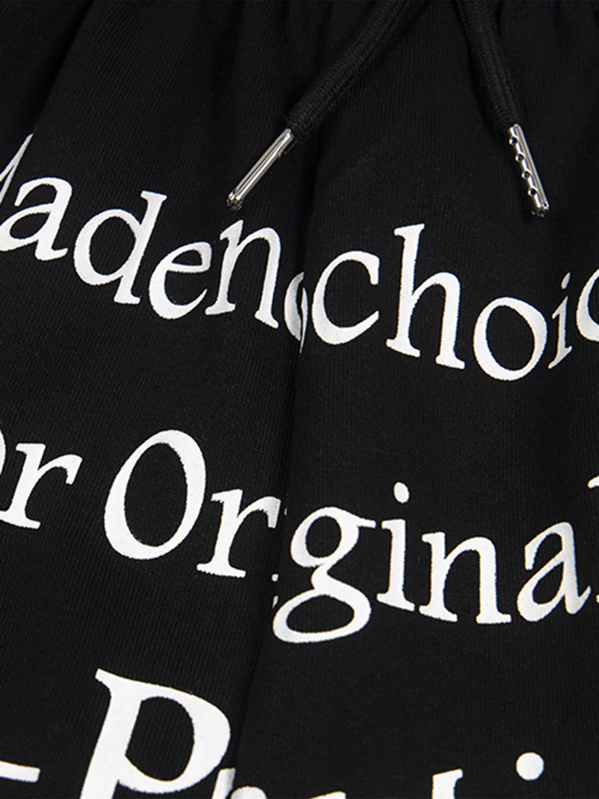 Elastic Letter Double Waist Shorts