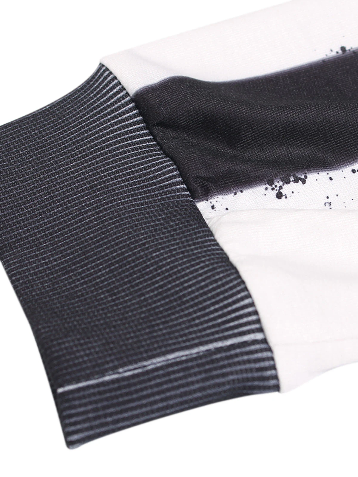 Thesupermade Color Contrast Print Long Sleeve Jersey T-shirt - 2307