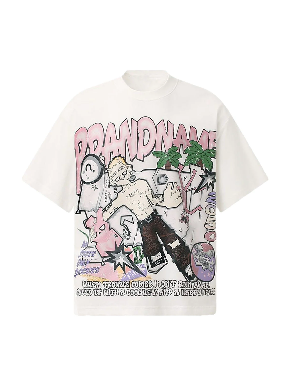 Graffiti Art Graphic T-Shirt