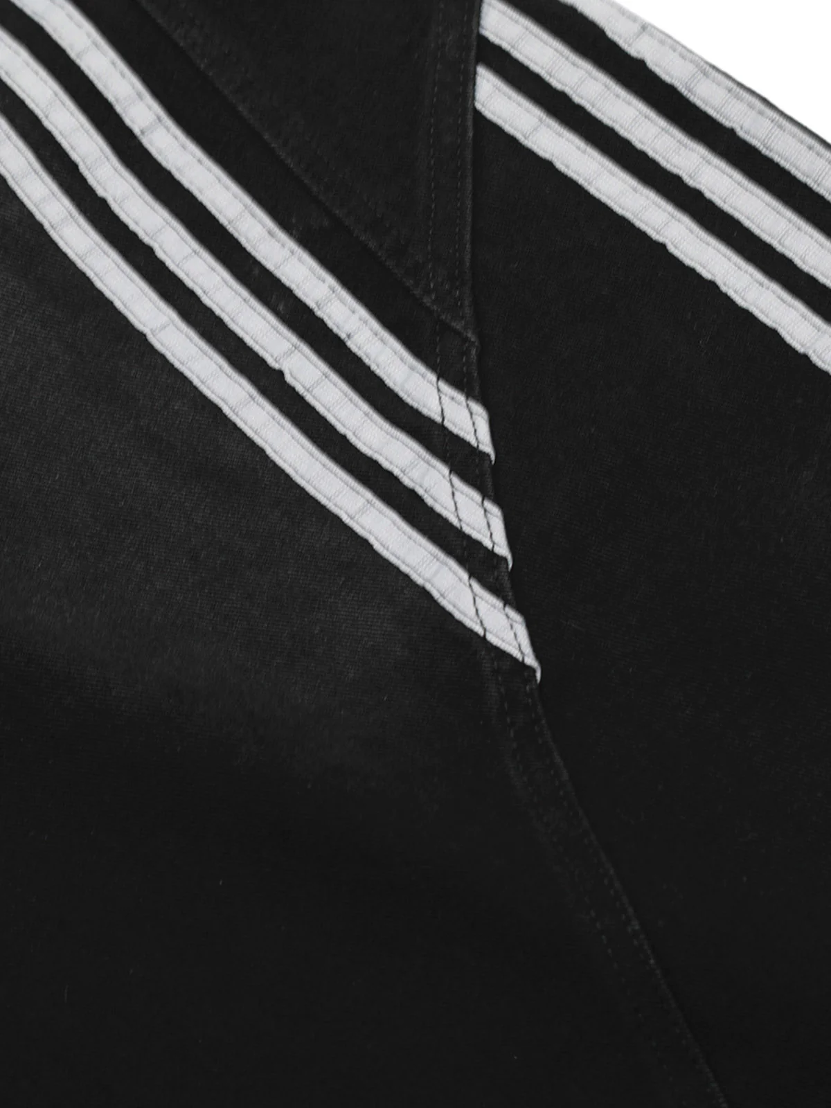 Striped Stitching Barrel Jeans