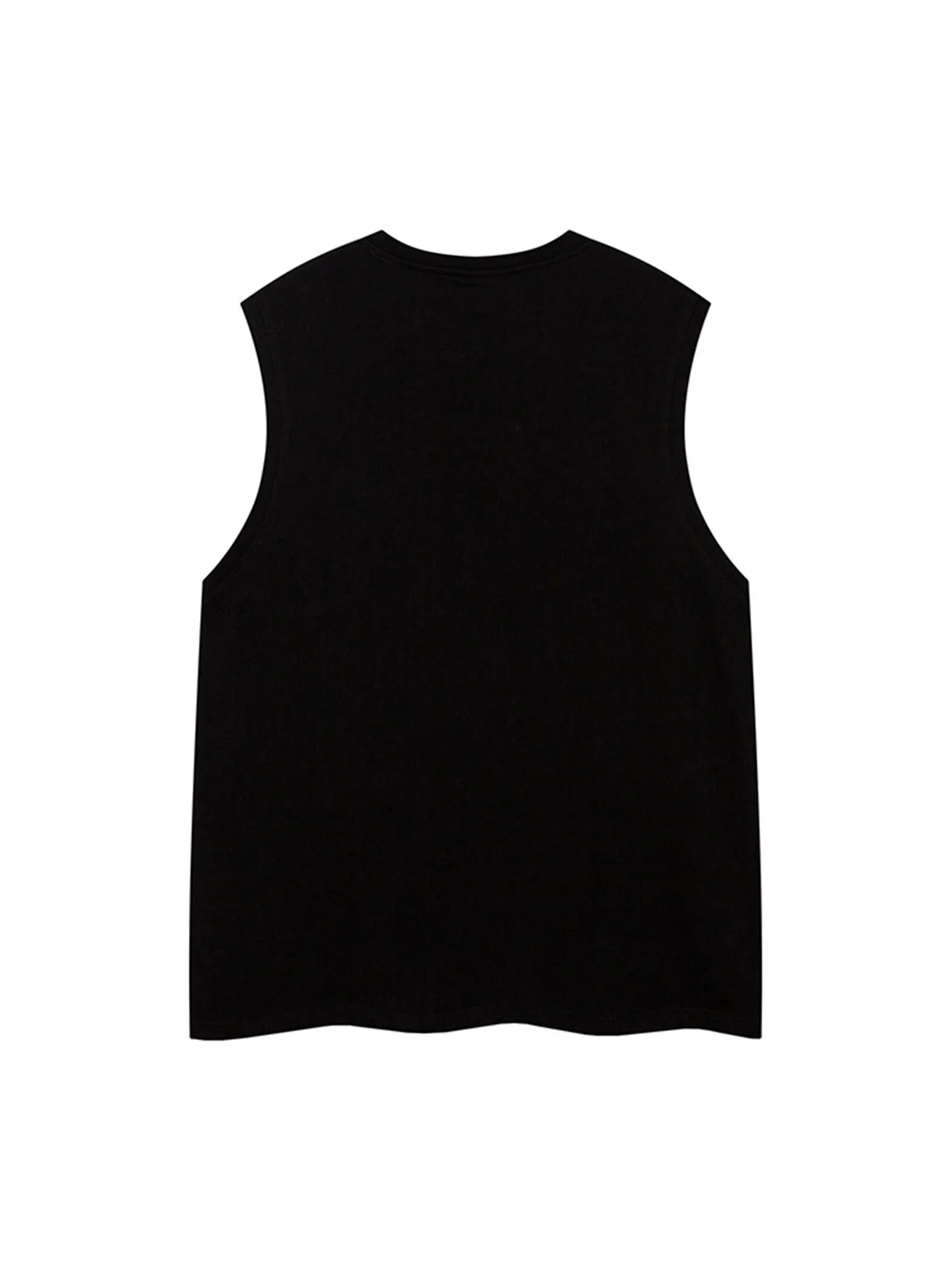 Street Retro Star Chain Print Vest