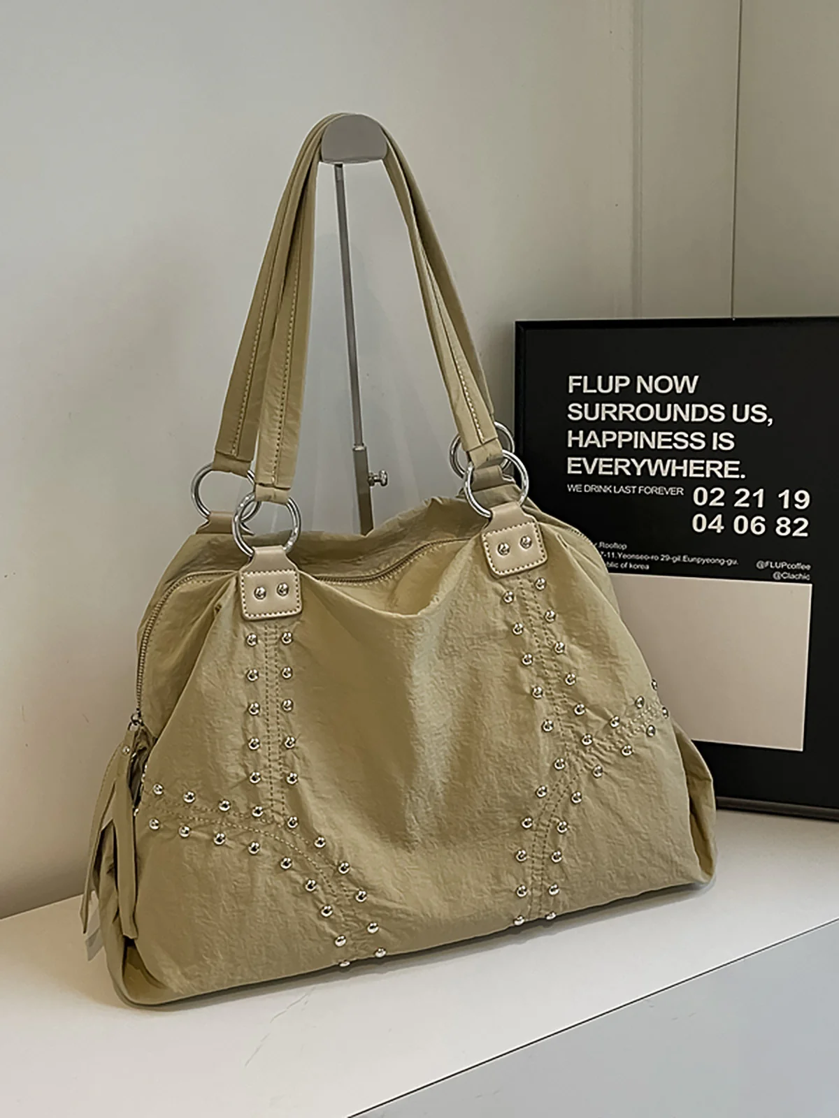 Street Studded Tote Bag