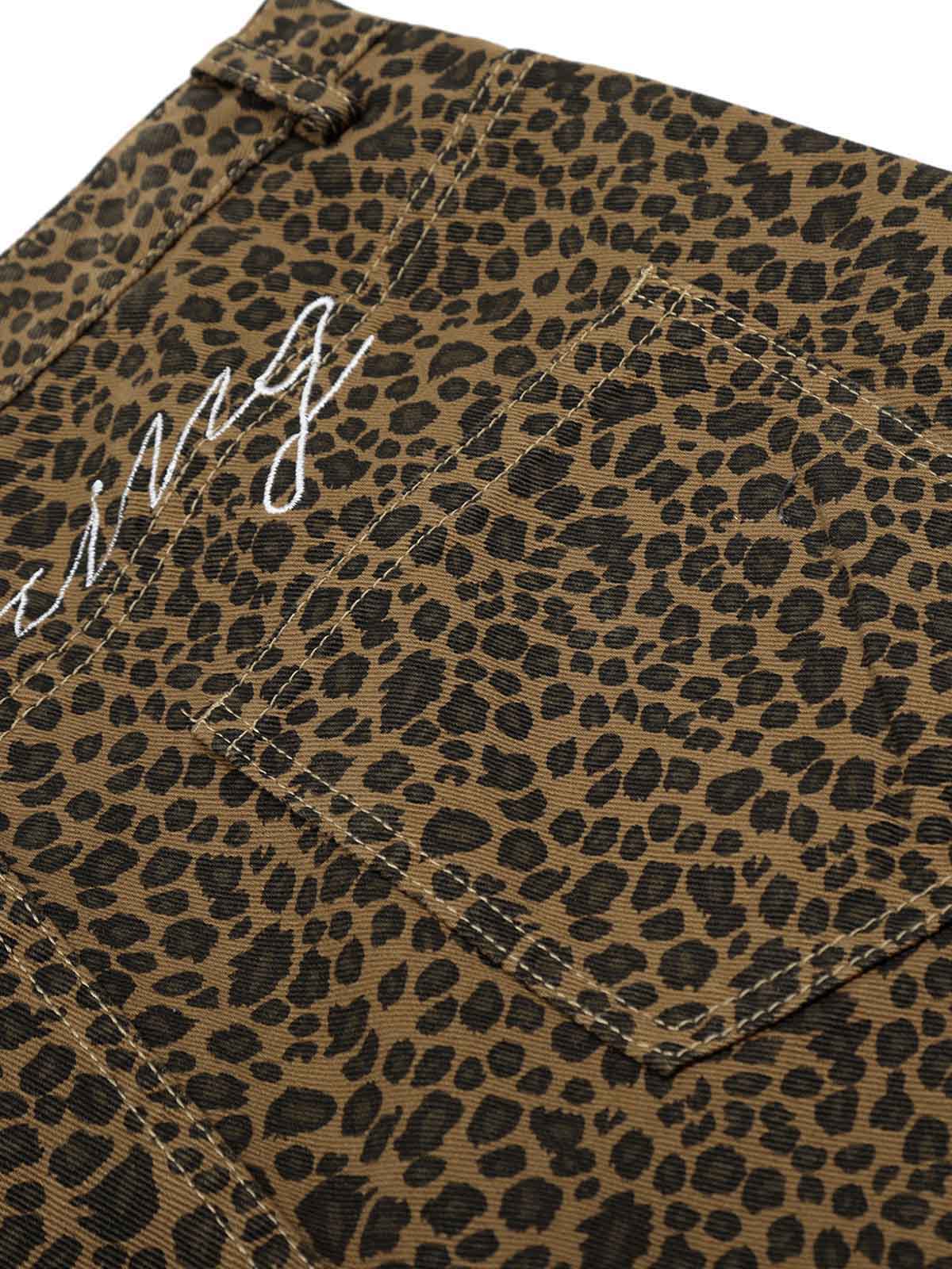 Cheetah Print Baggy Barrel Jorts