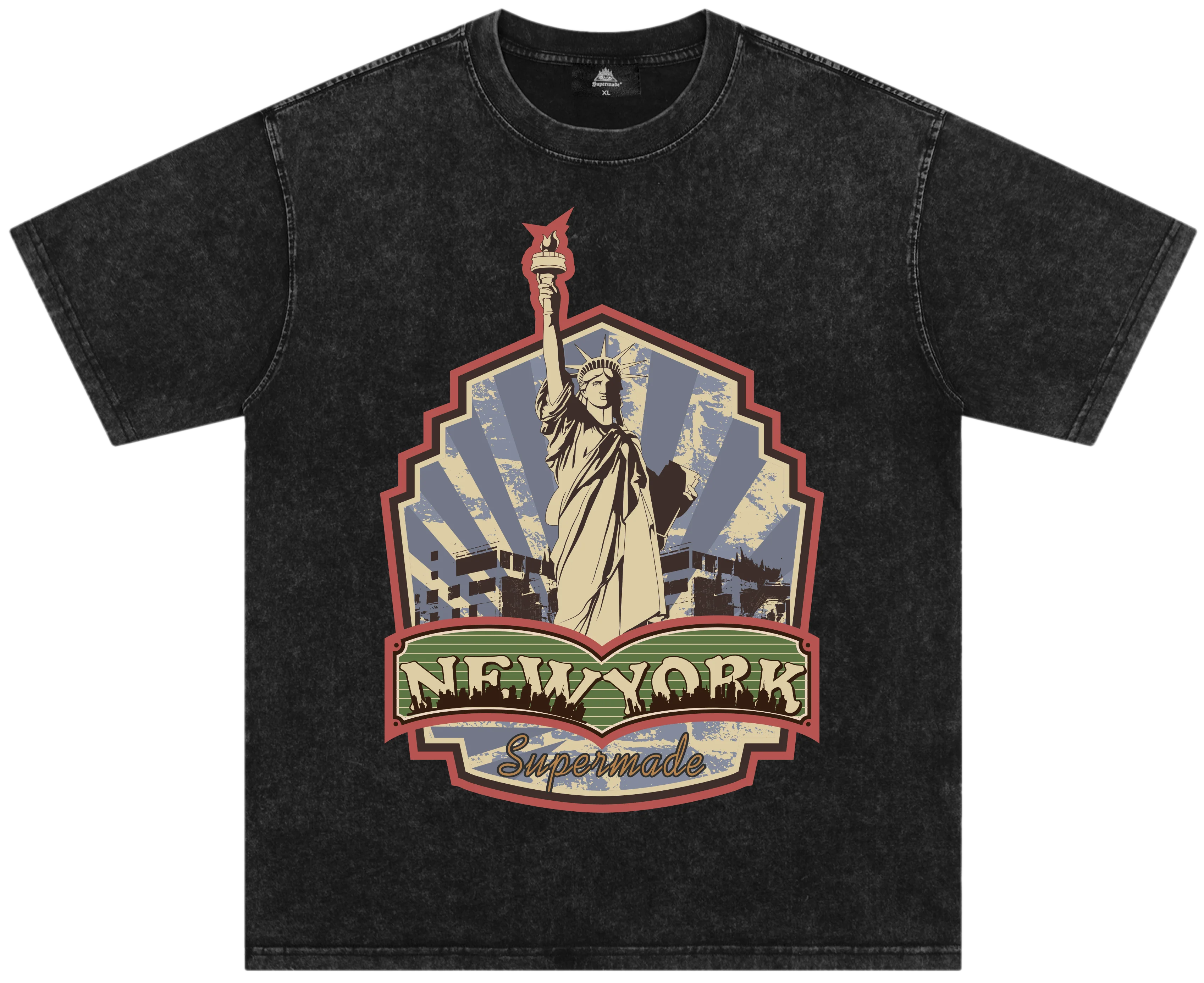 Orginal Street Statue of Liberty Independence Day T-shirt