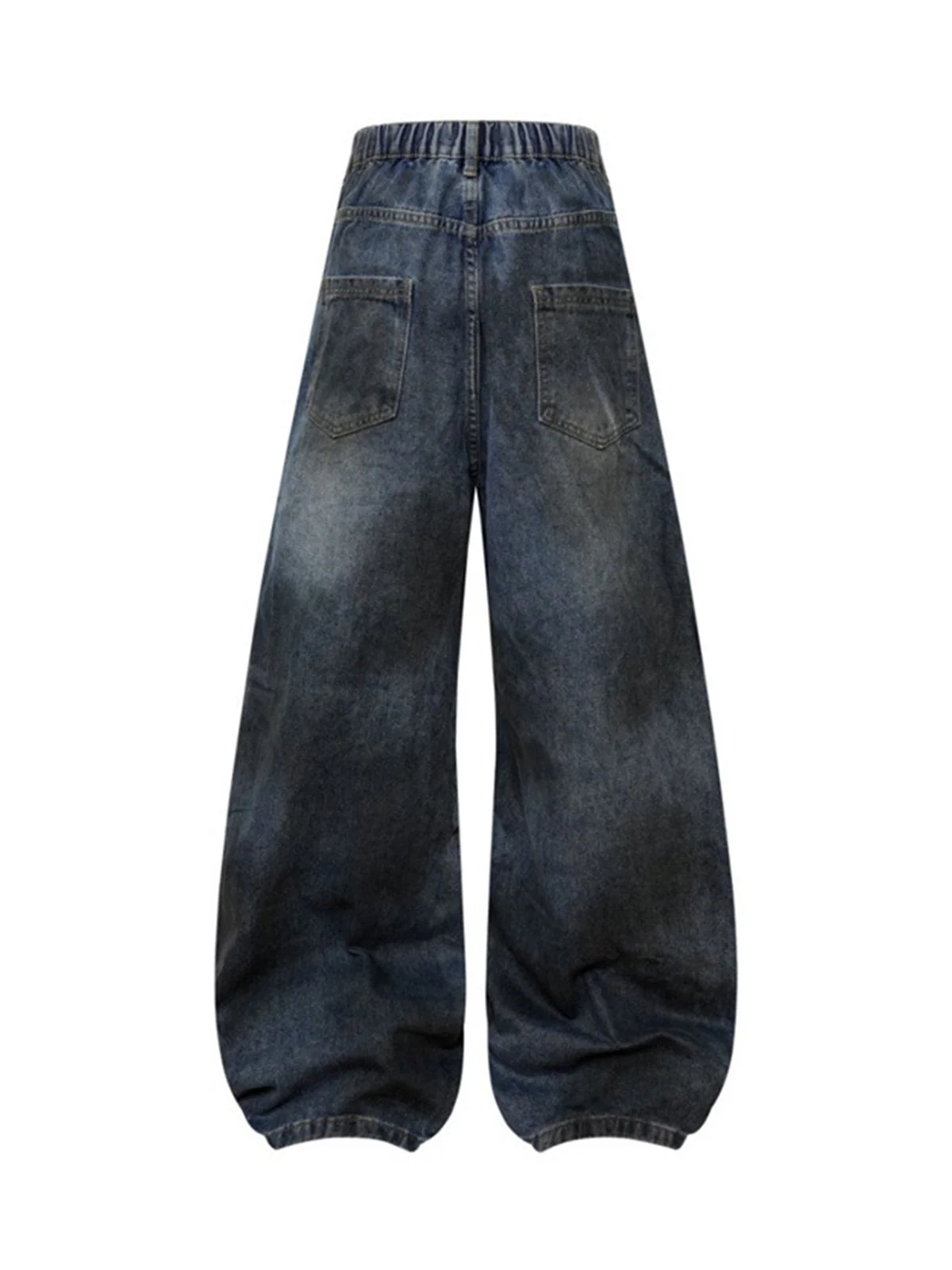 Dirty Dye Baggy Barrel Jeans