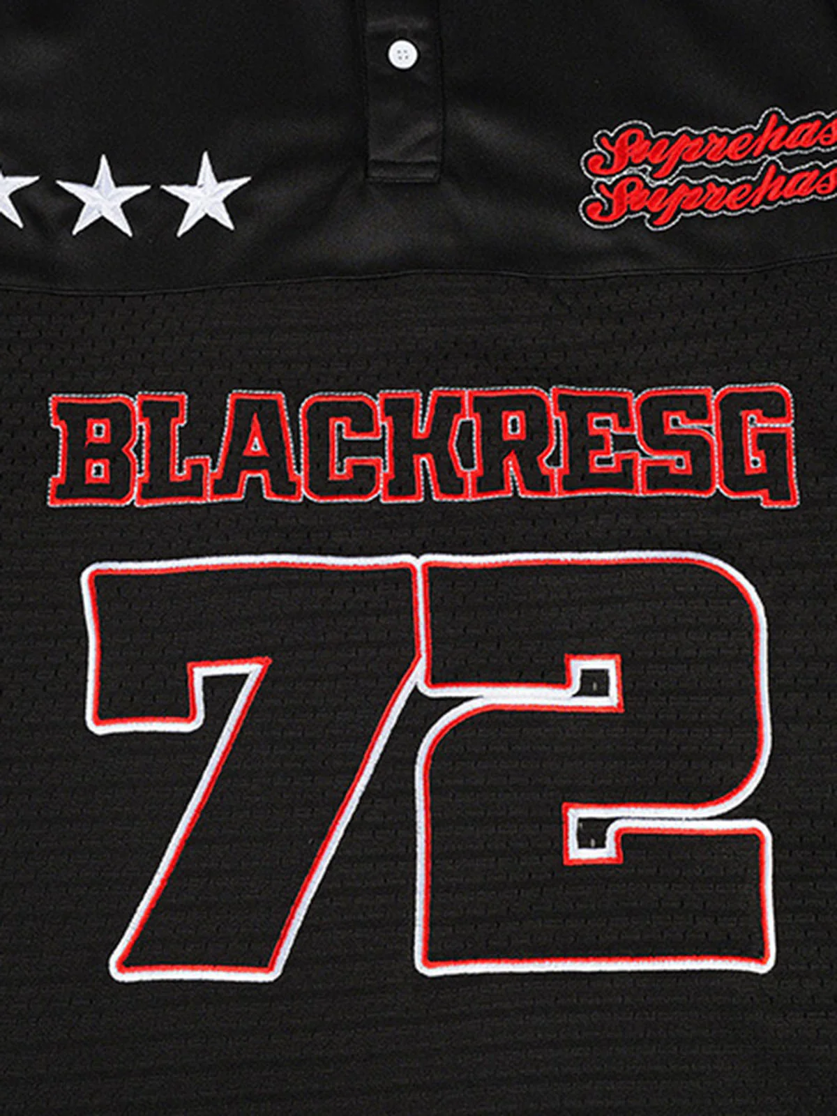 Retro Sports Jersey Polo Shirt