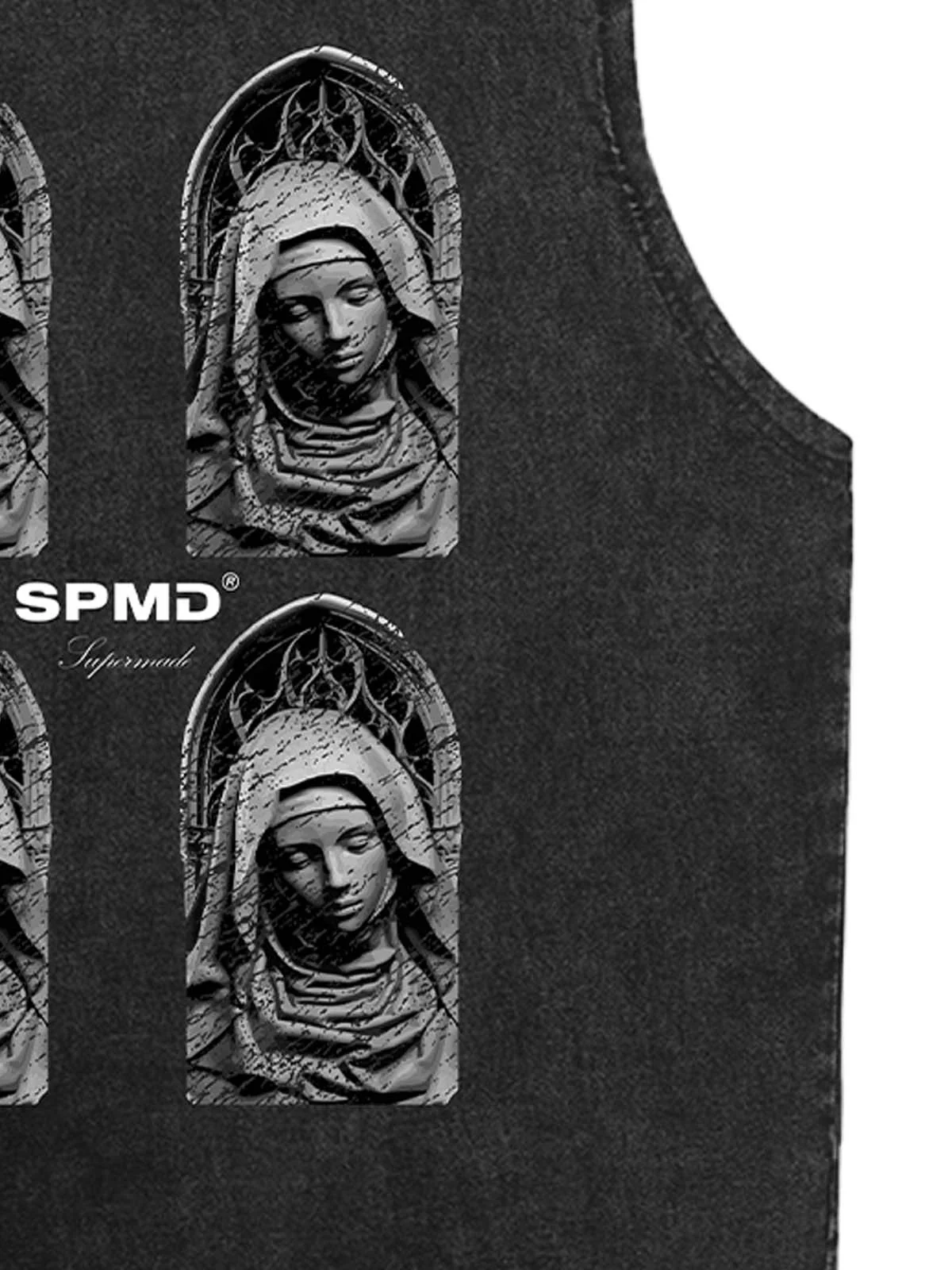 Original Virgin Mary Mottled Sculpture Vest