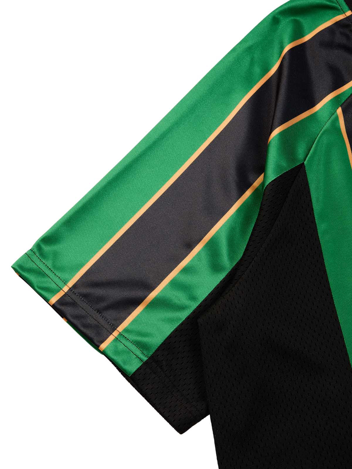 Original Retro Striped Spliced Sports Jersey T-Shirt