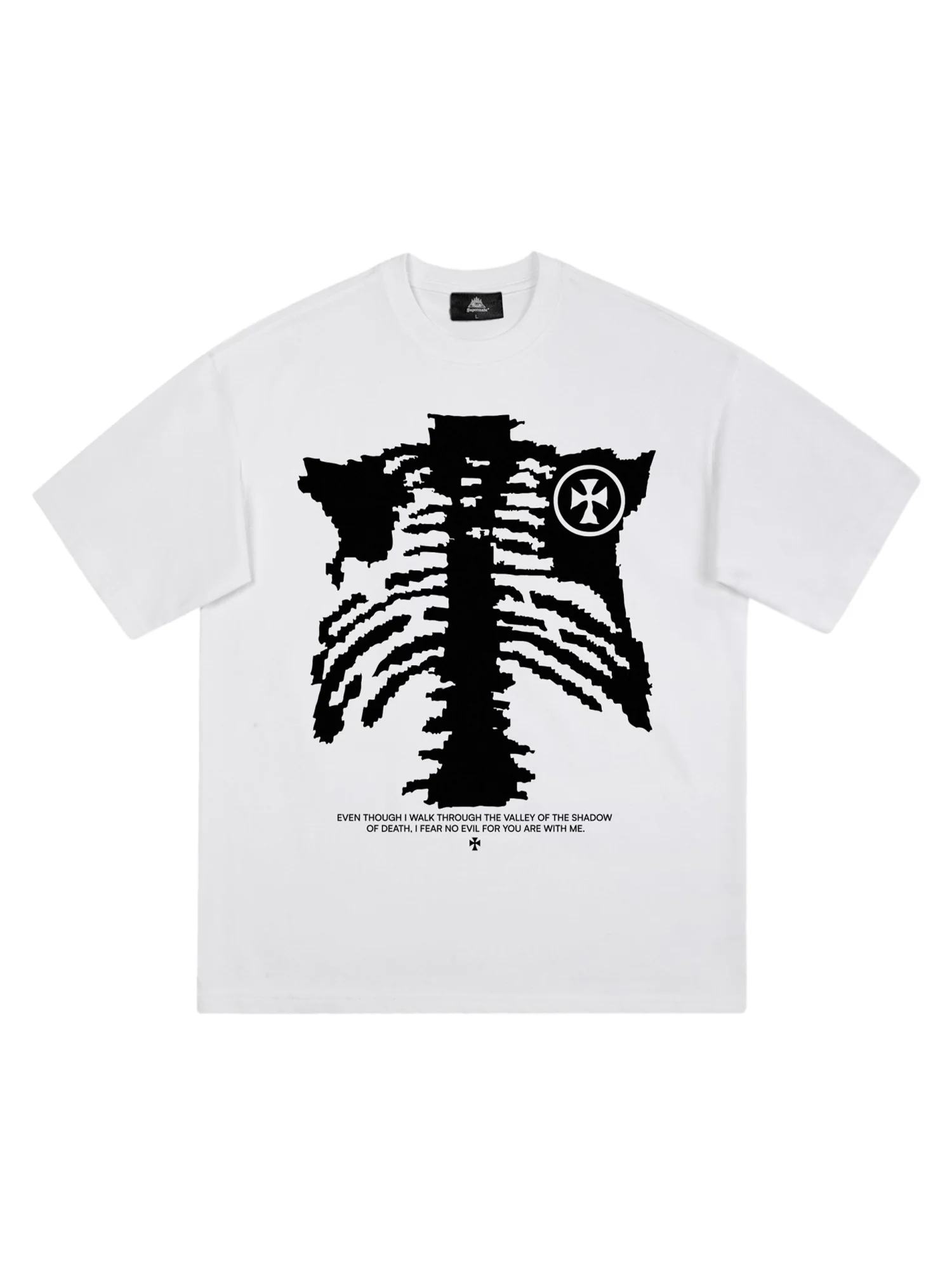 Thesupermade Skull Print T-shirt