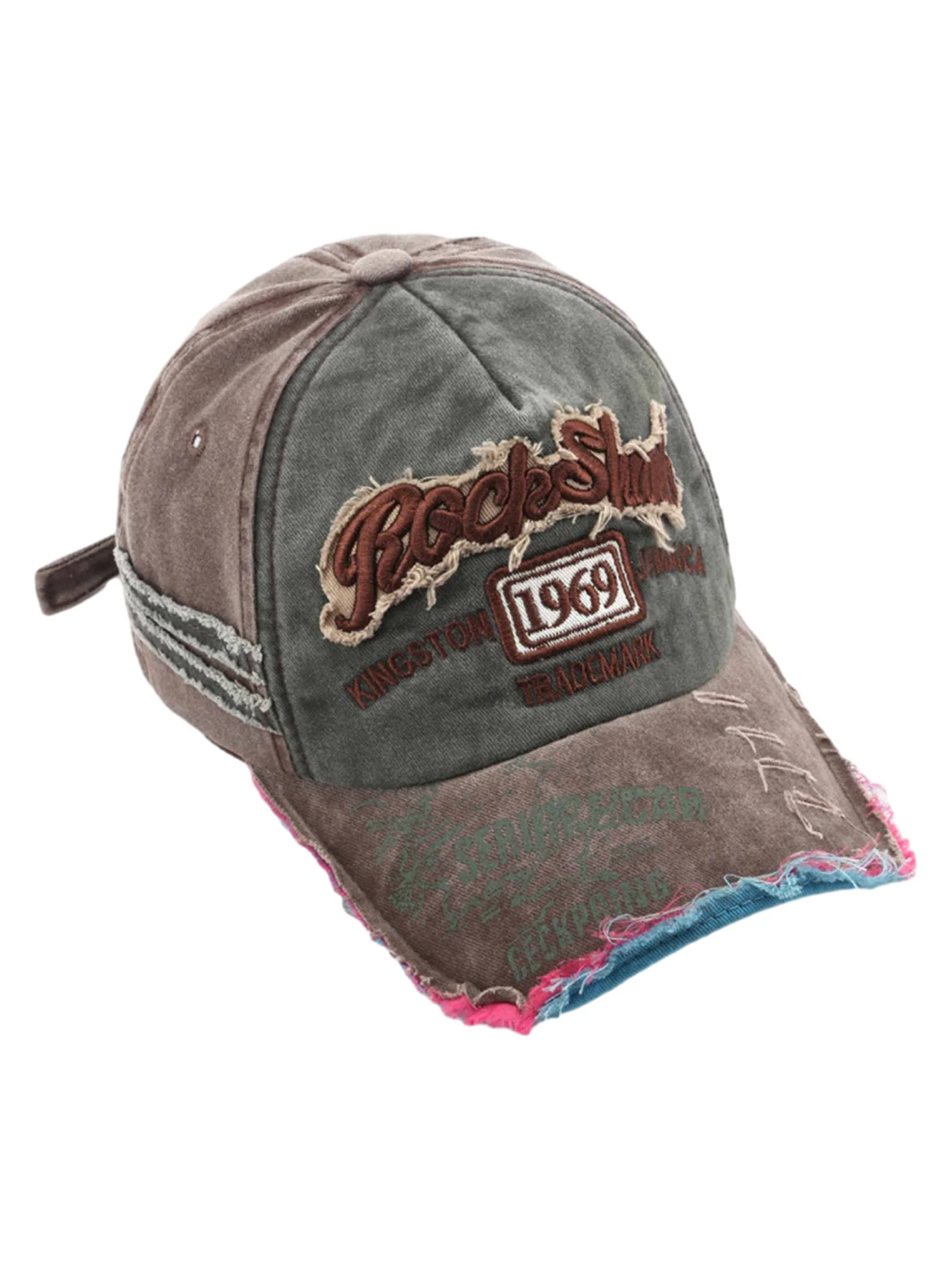 Thesupermade Retro Letter Denim Cap - 2136