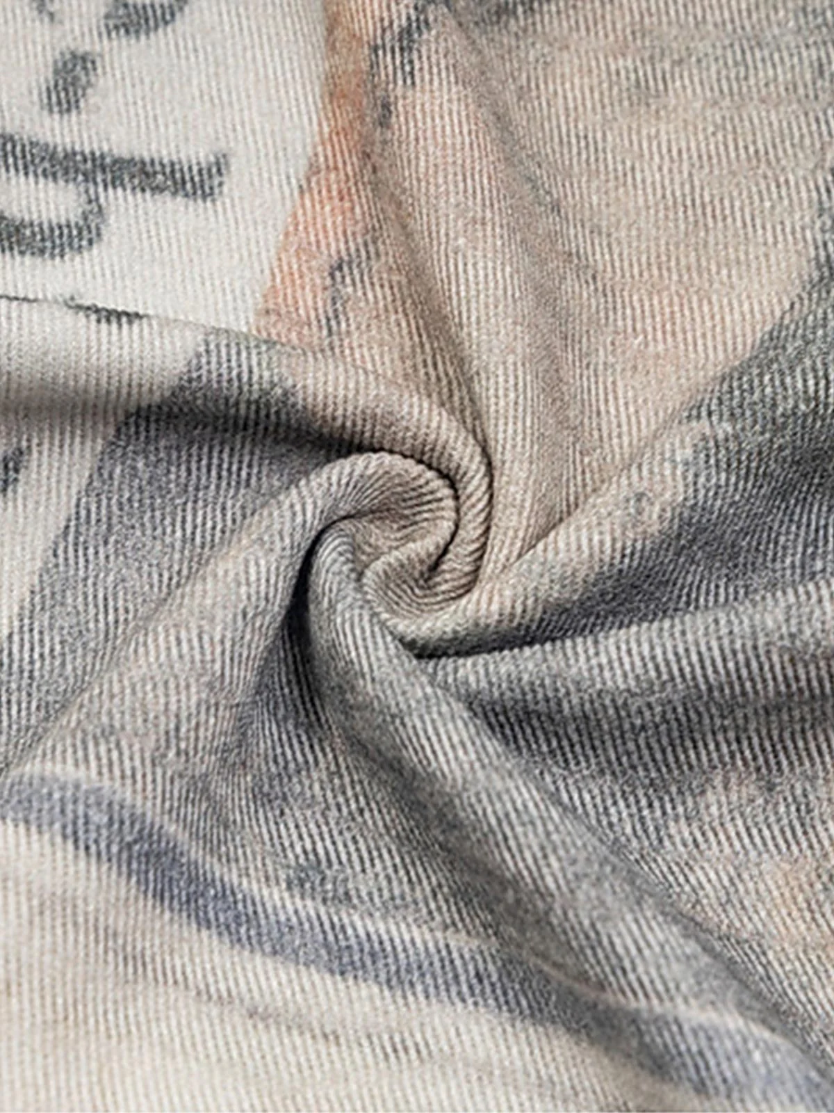 Graffiti Newspaper Baggy Jeans