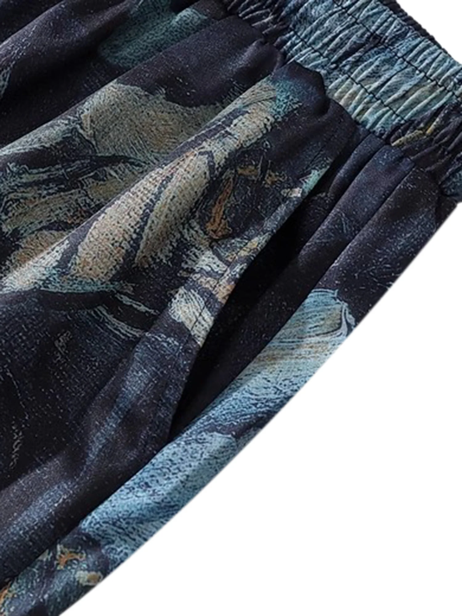 Thesupermade American Retro Tie-dye Casual Set