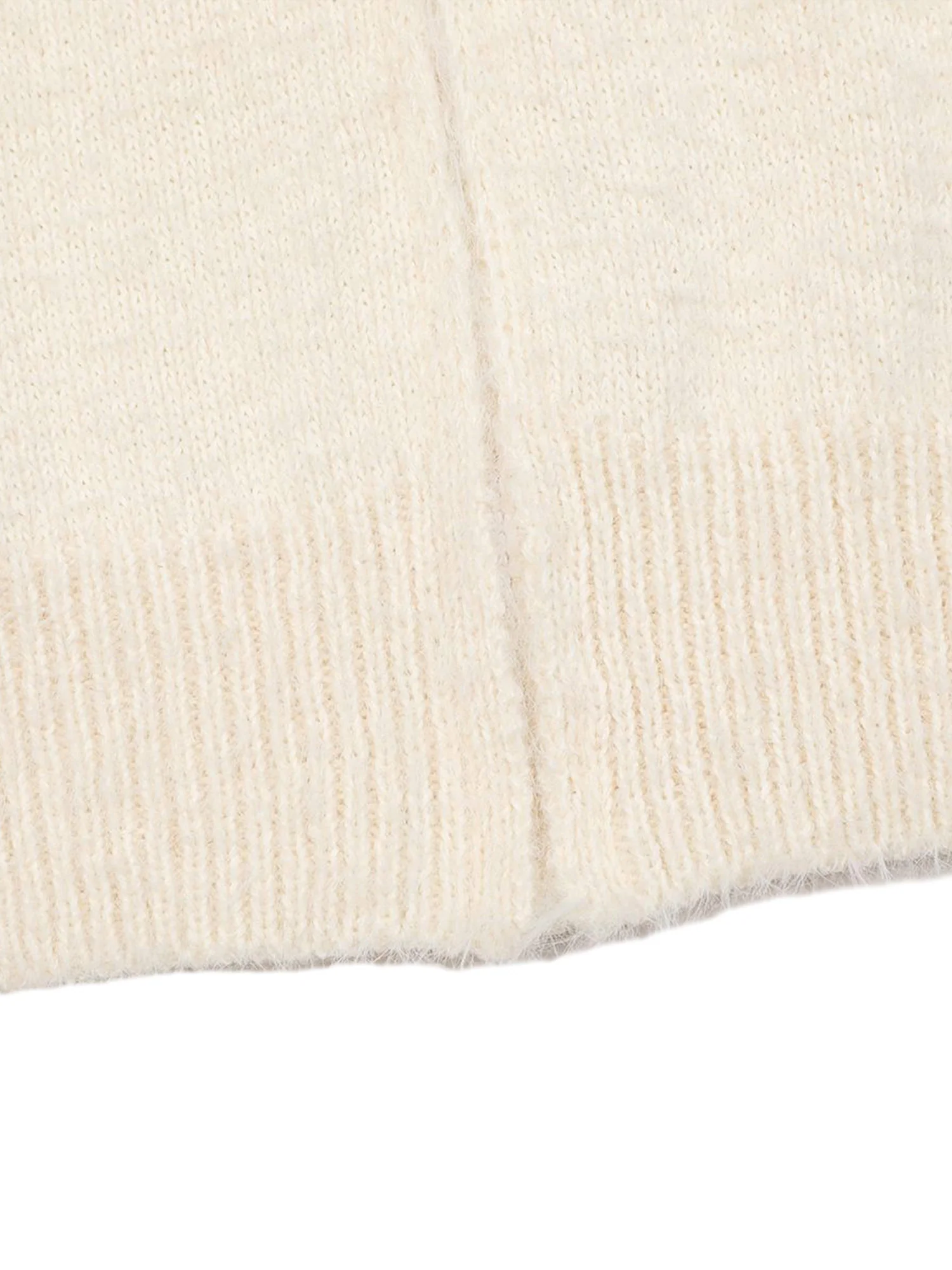 Thesupermade Star Knit Hooded Zip Up Cardigan Sweater