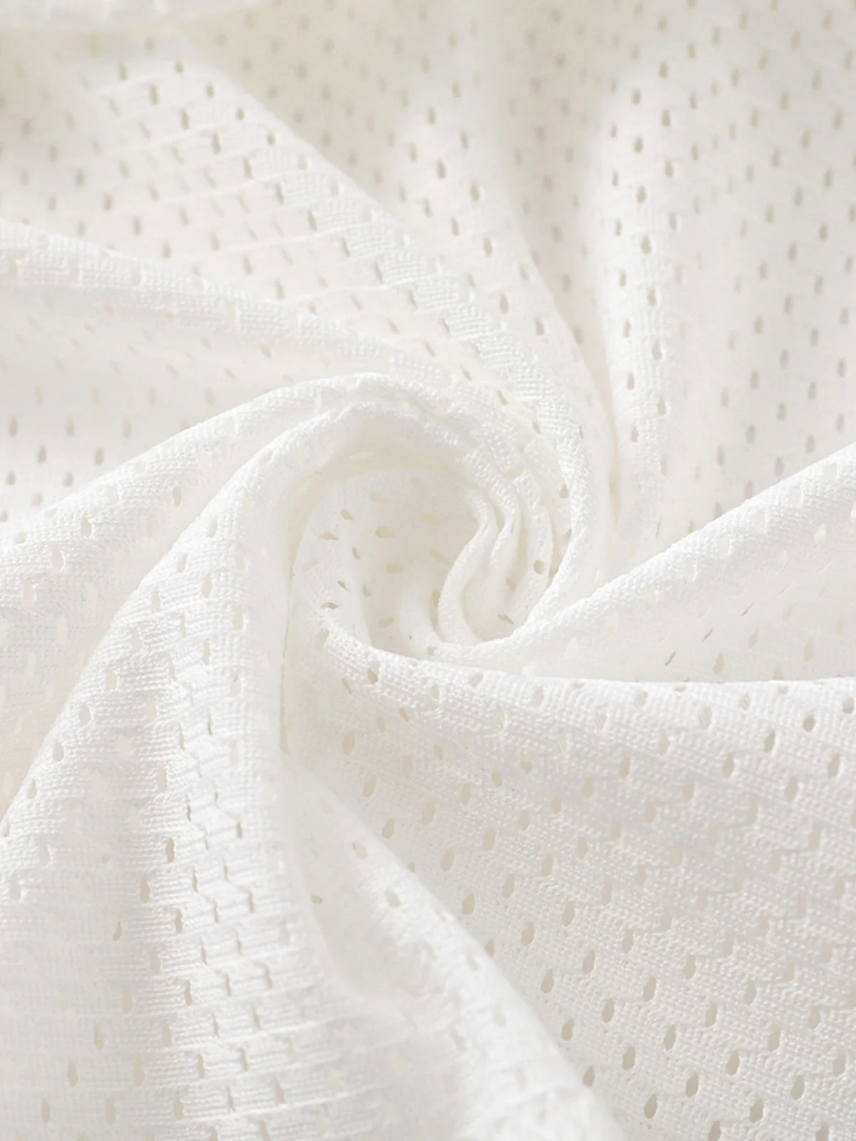 Street Stitching Mesh Character Print T-shirt