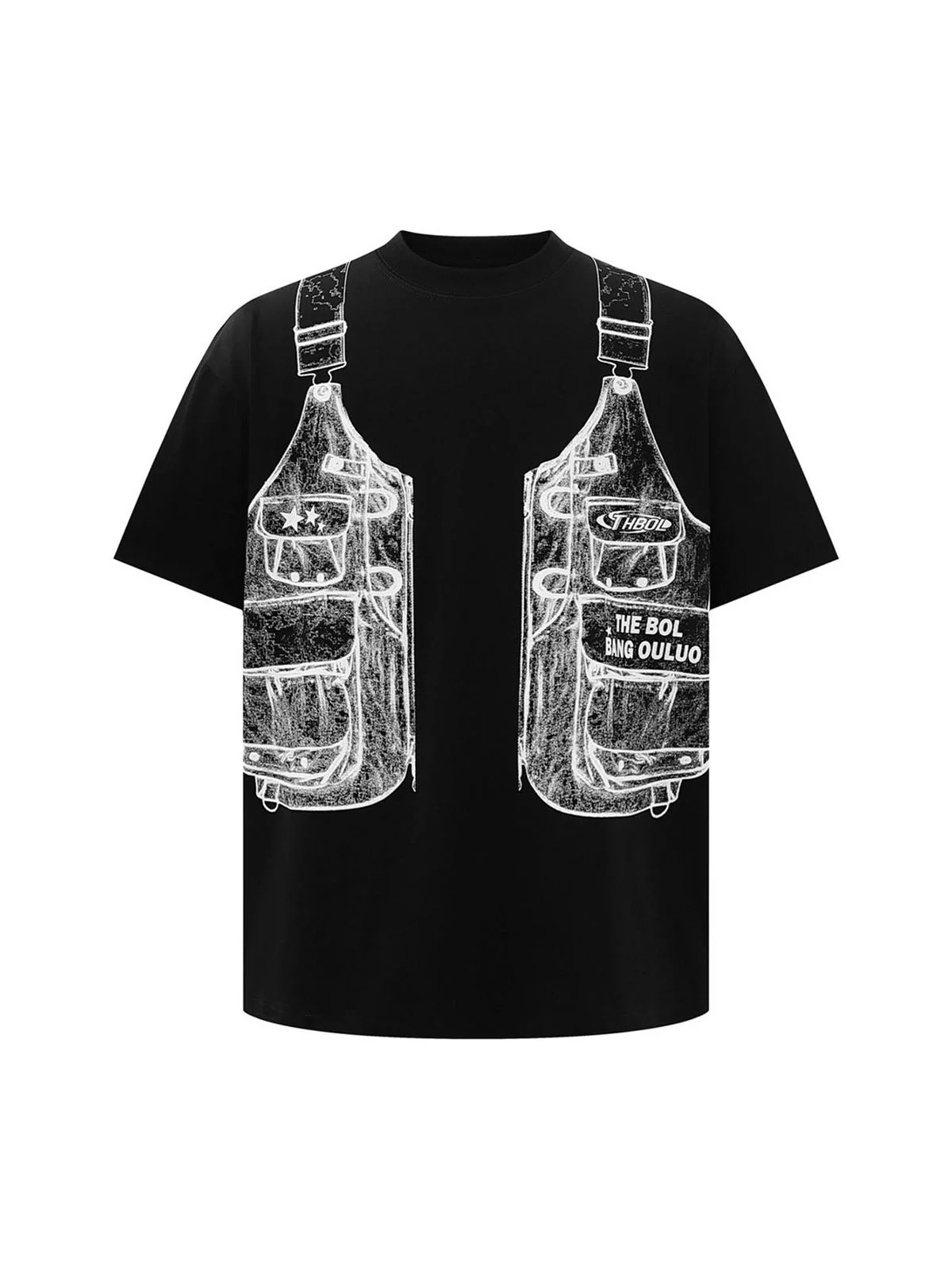 Jacket Print Graphic T-Shirt