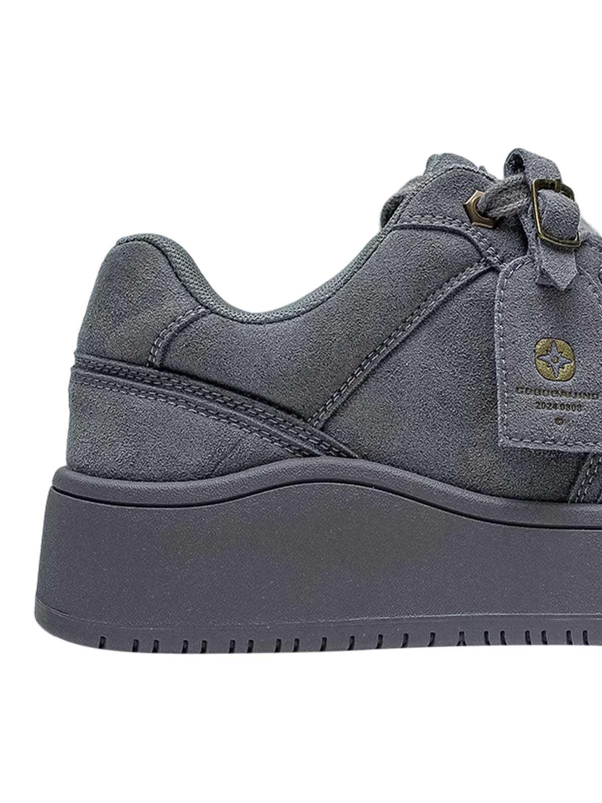 Suede Low-Top Skate Shoes - 2383