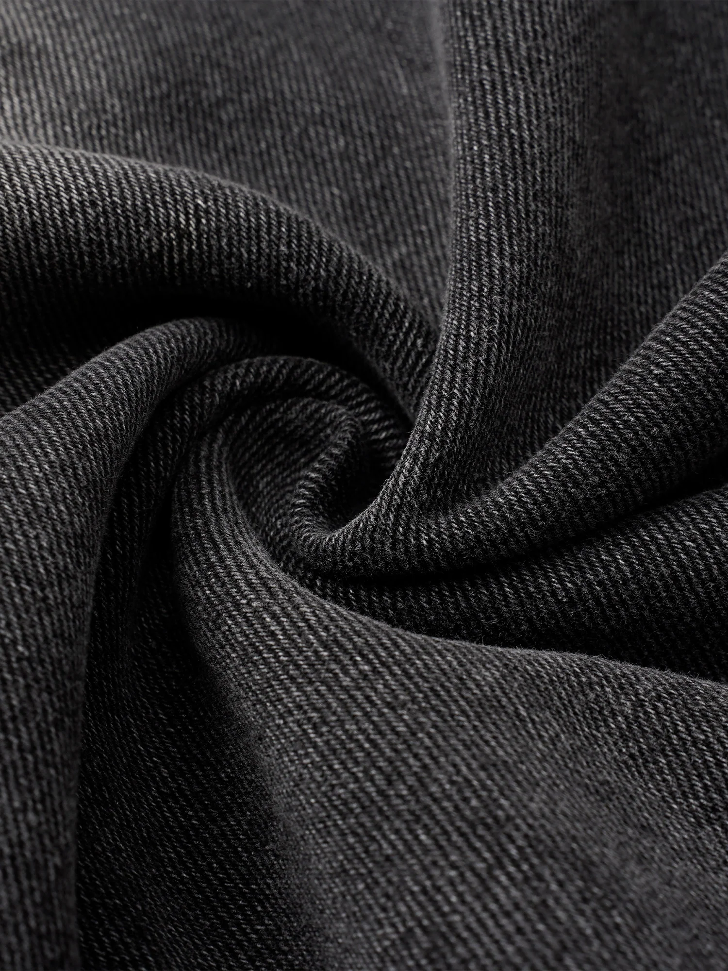 Washed Distressed Raw Edge Barrel Jeans - 2402