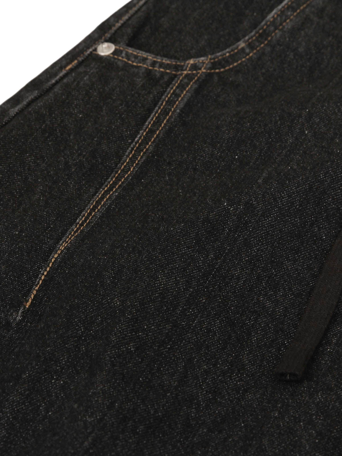 Patchwork Plaid Pleated Baggy Barrel Jeans - 2334