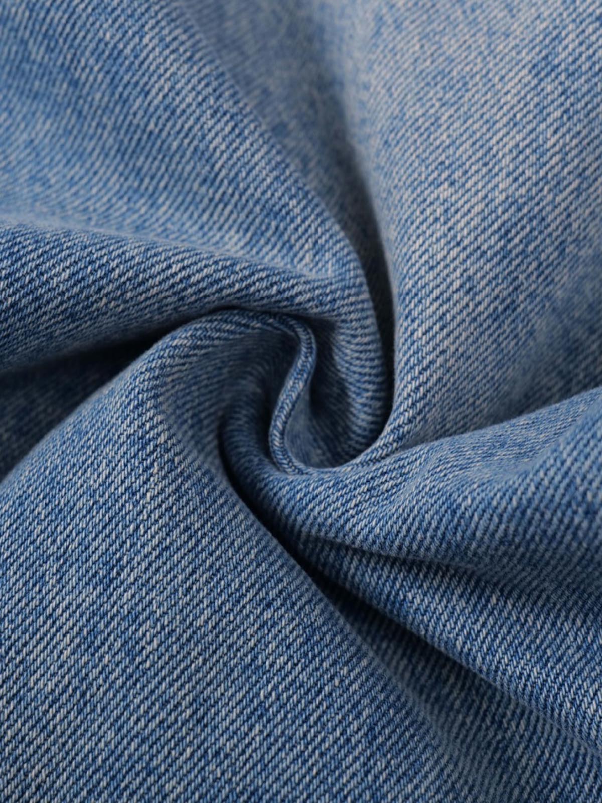 Washed Cleanfit  Barrel Jeans