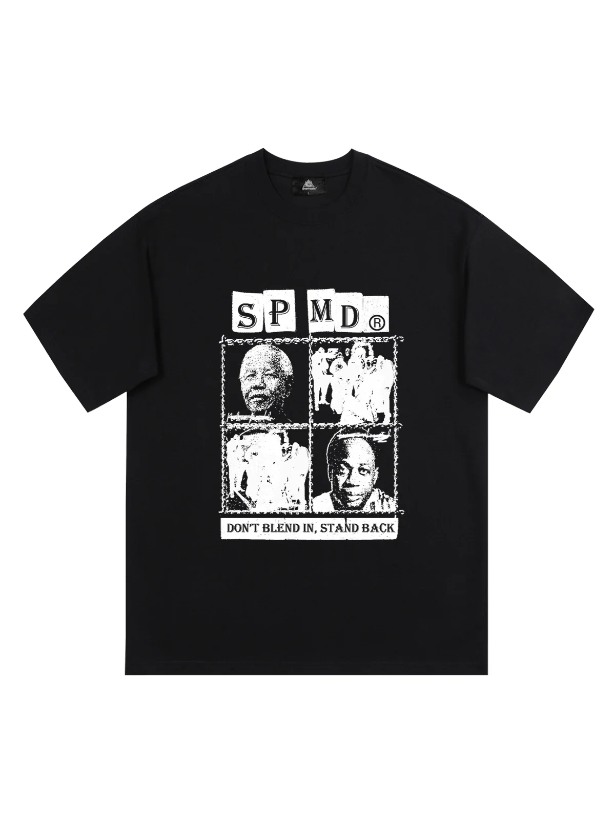 Original Street Protrait Graphic Print T-Shirt