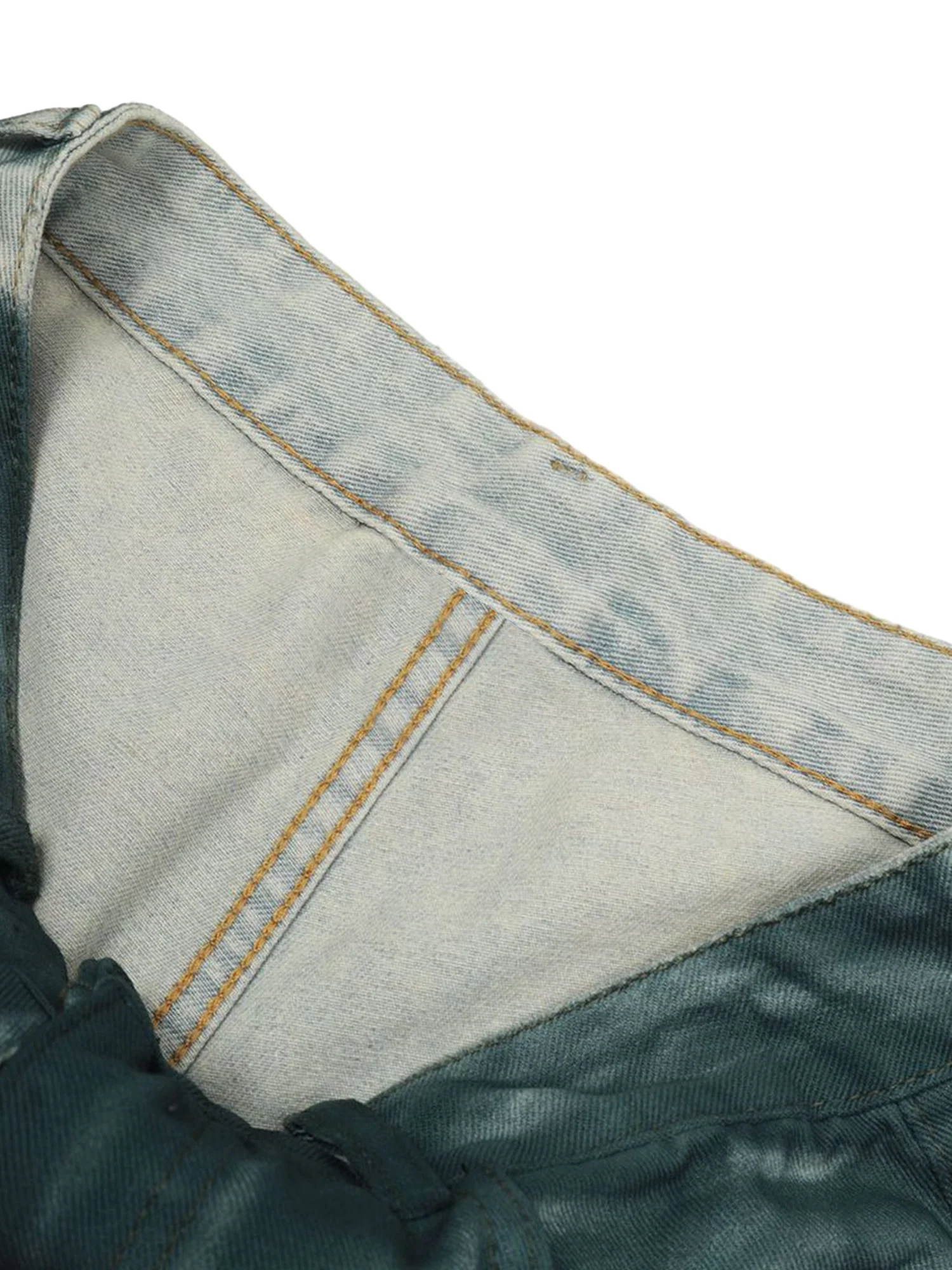 Thesupermade Gradient Dip Dye Wash Multi-Pocket Cargo Jeans - 2276