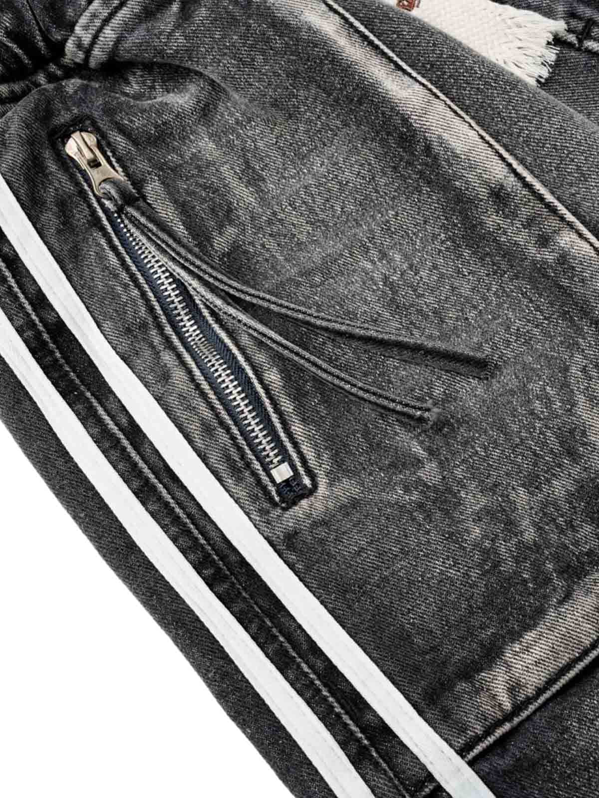 Distressed Cargo Denim Shorts - 2378