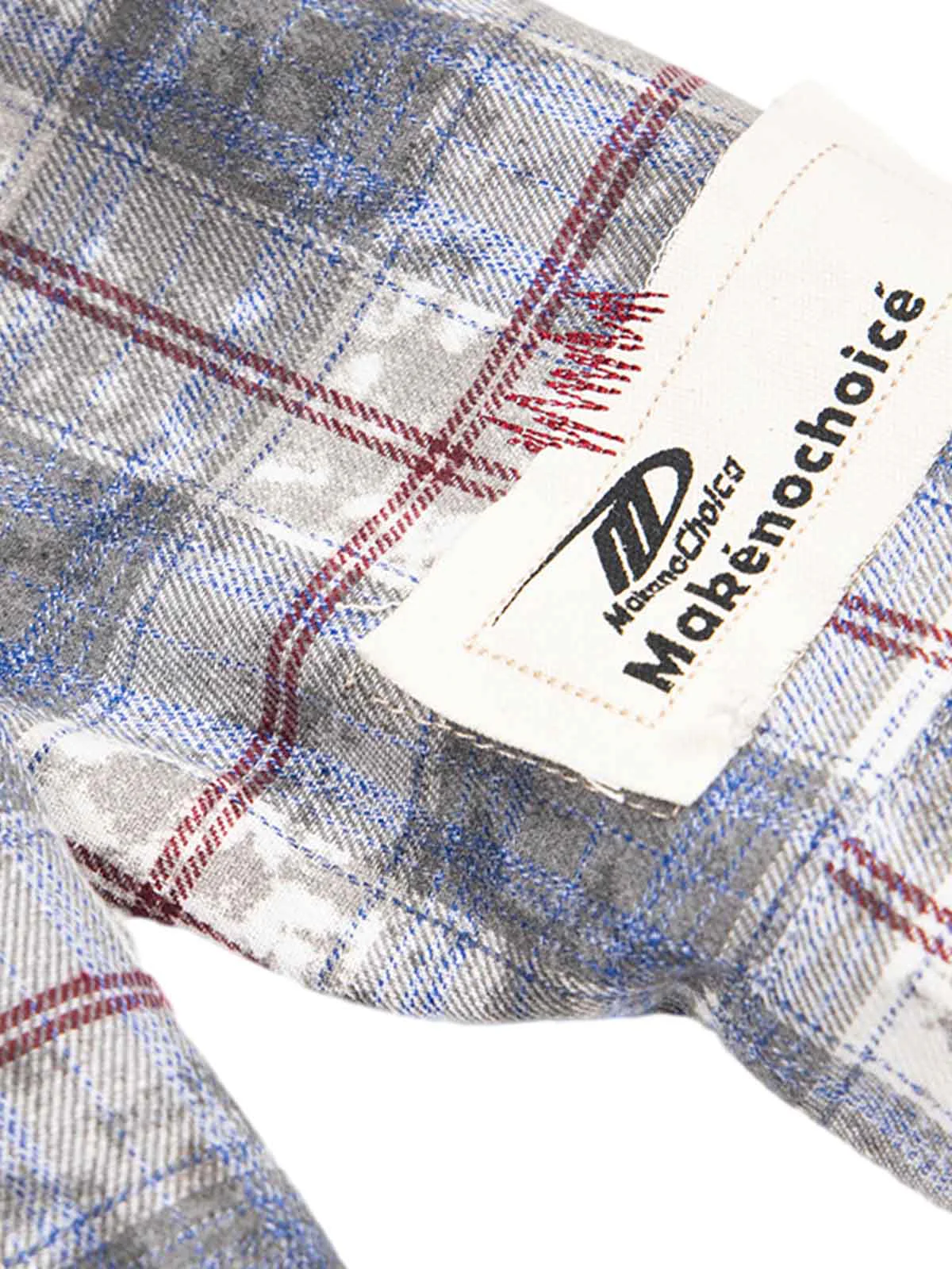 Retro Cleanfit Patch Embroidered Plaid Shirt