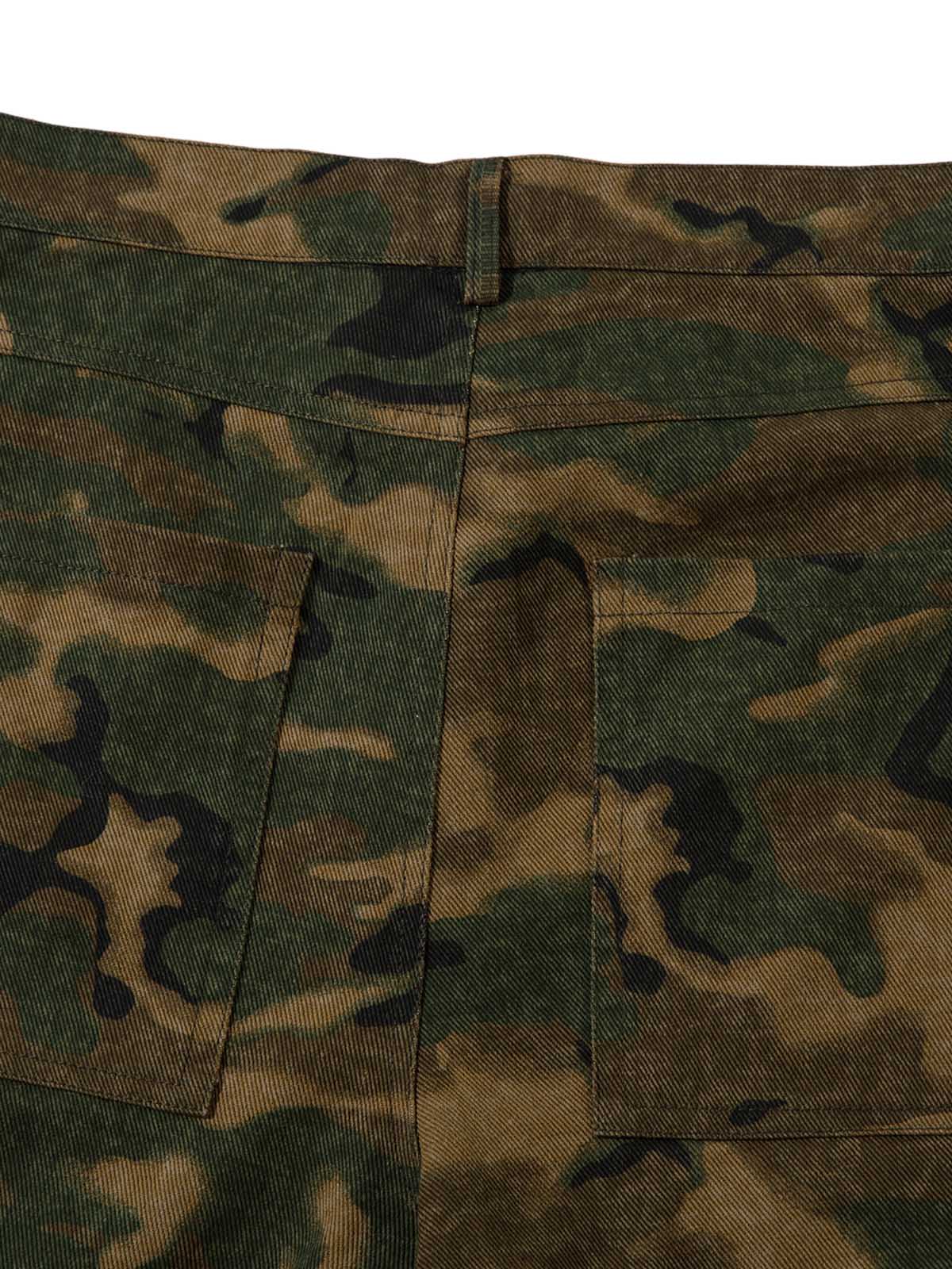 Thesupermade Street Camouflage Multi Pocket Cargo Pants - 2369
