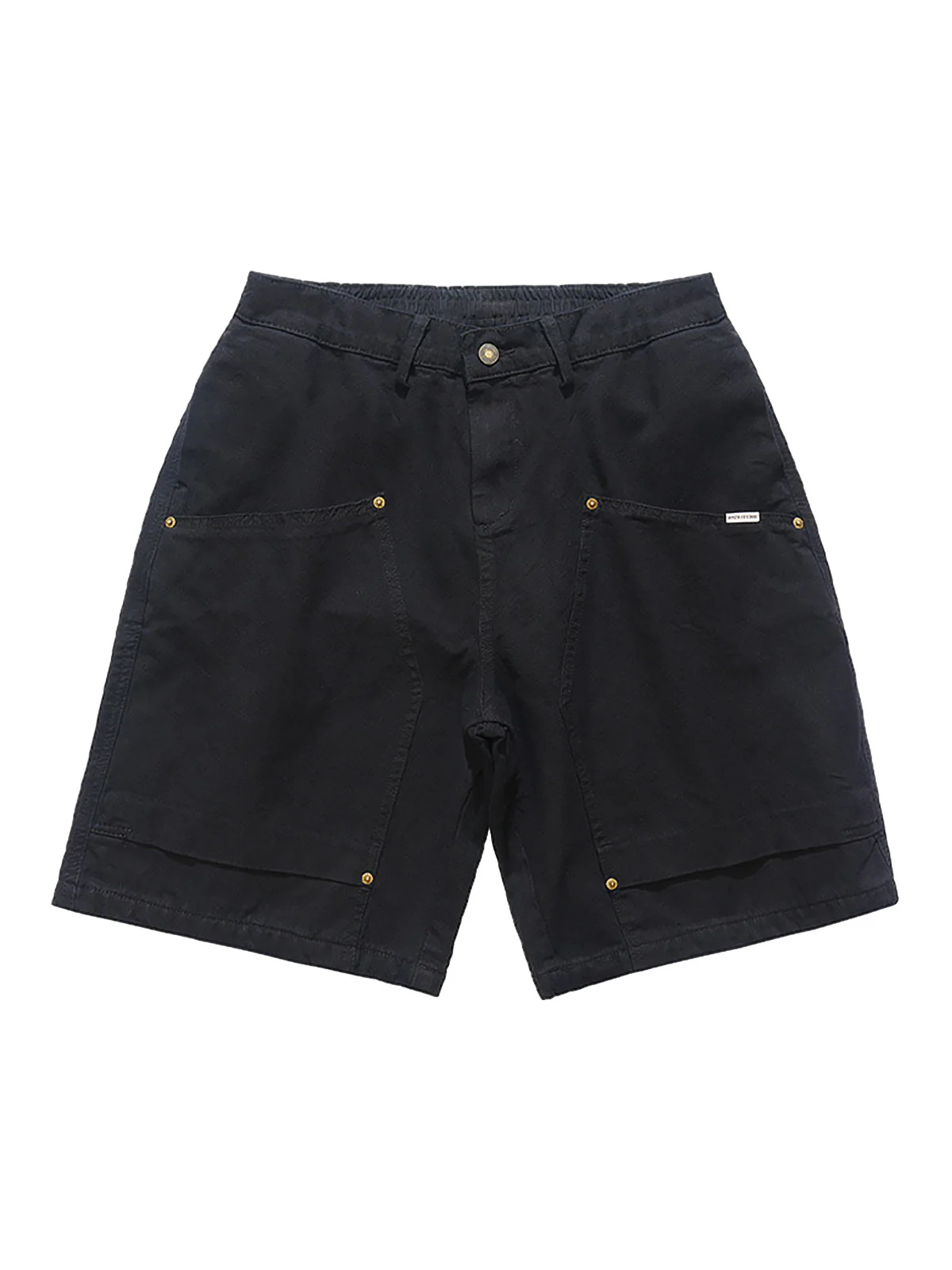 Retro Structured  Design Cargo Shorts