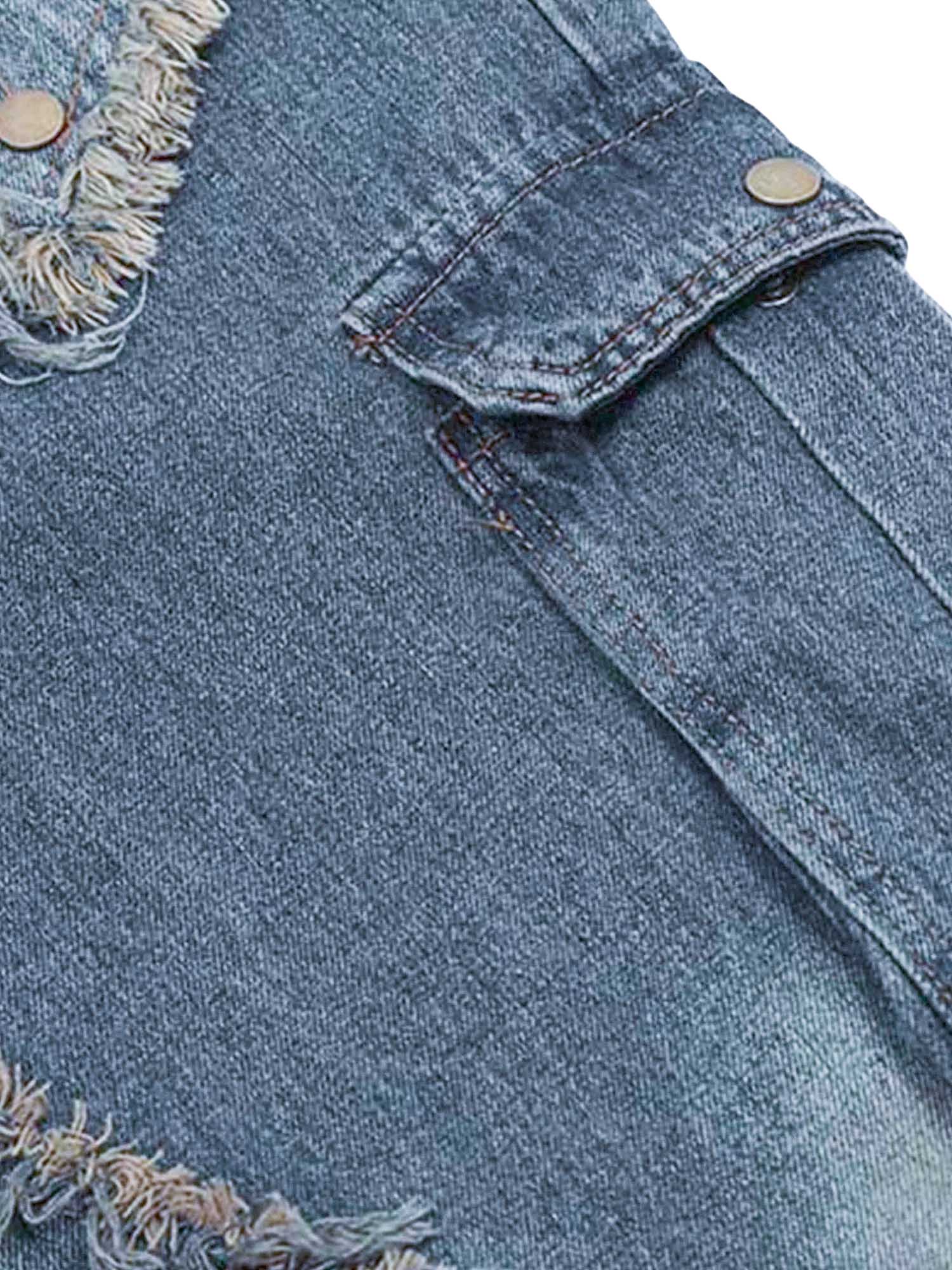 Thesupermade Patch Embroidered Straight-leg Jeans - 1572