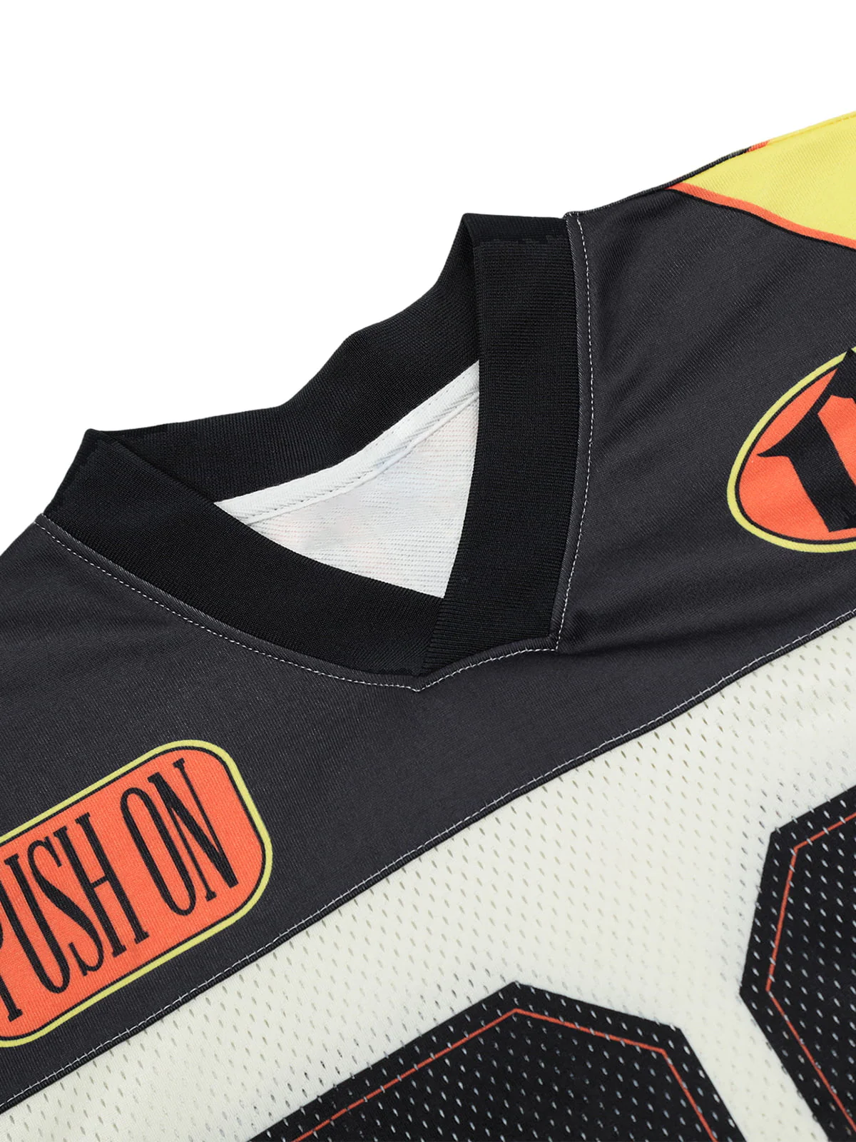 Jersey Style Flame Print T-shirt