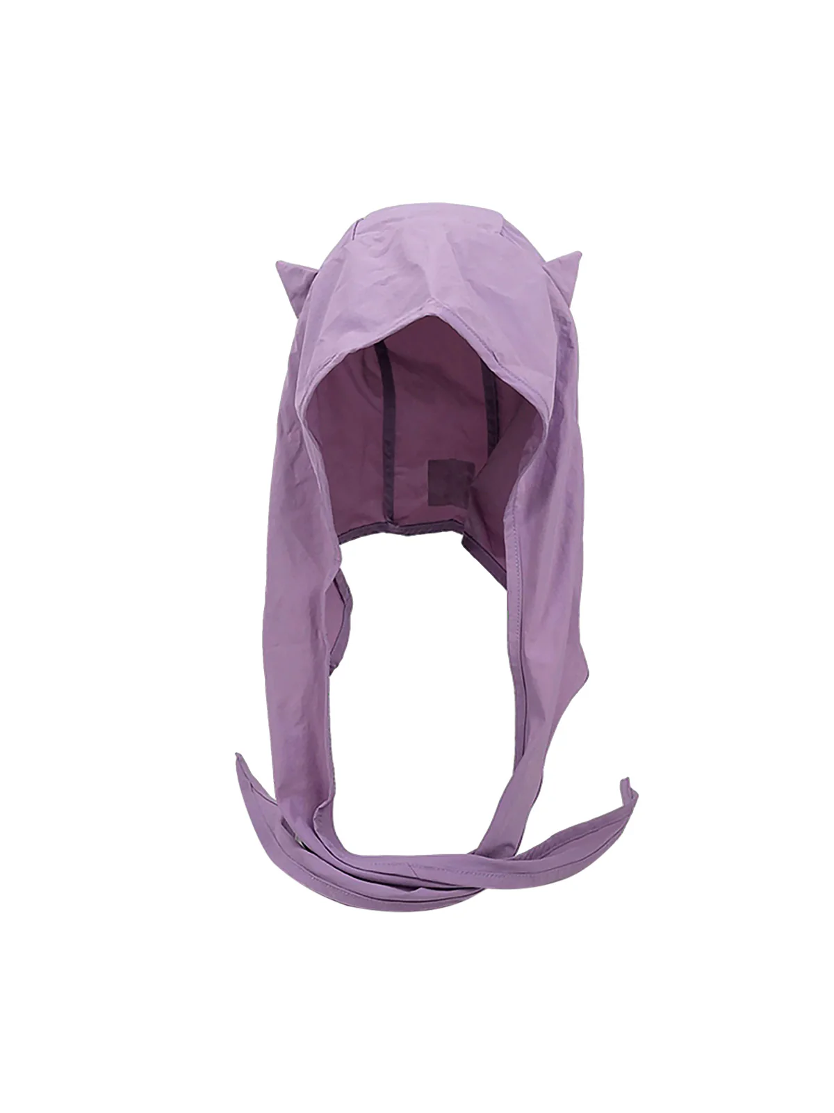 Black Wind Devil Horn Pullover Hat