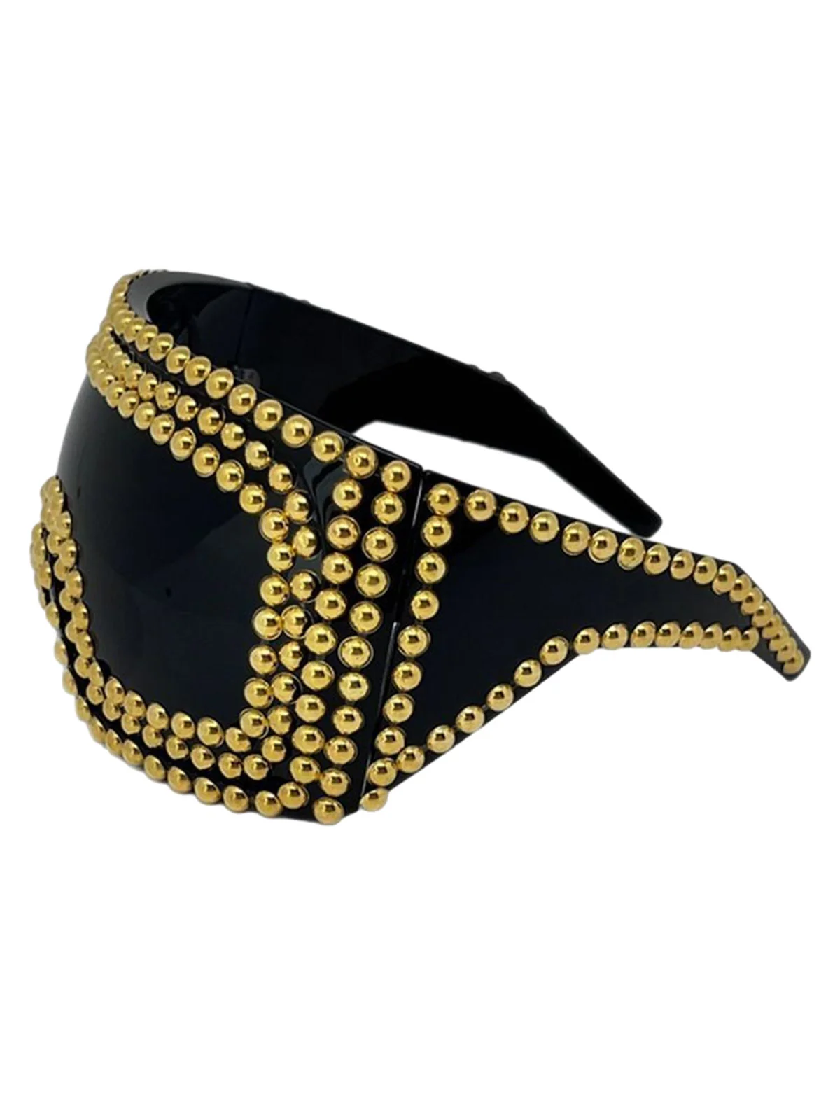 Punk Party Oversized Square Studded Sunglasses